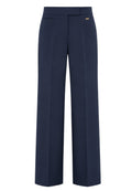Fracomina - Pantalone Regular in Tessuto Stretch Dark Blue