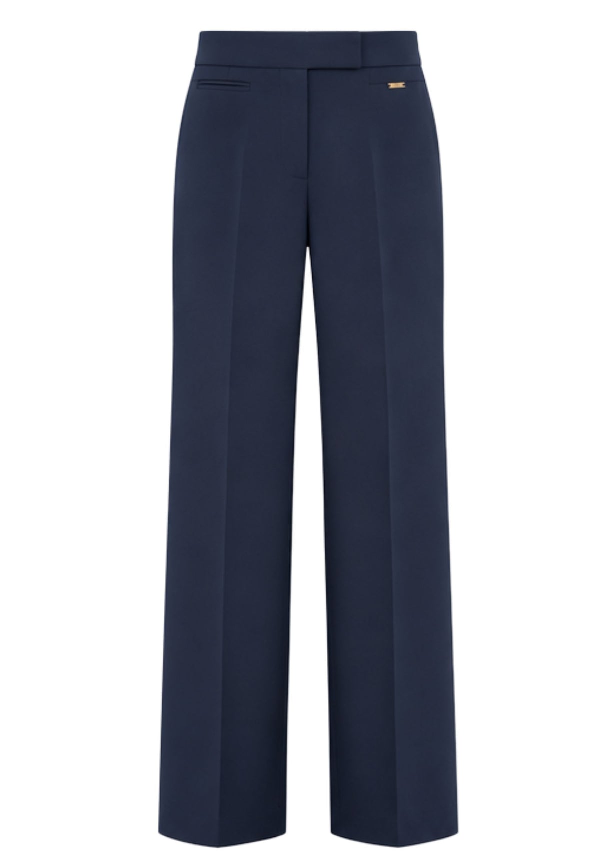 Fracomina - Pantalone Regular in Tessuto Stretch Dark Blue 