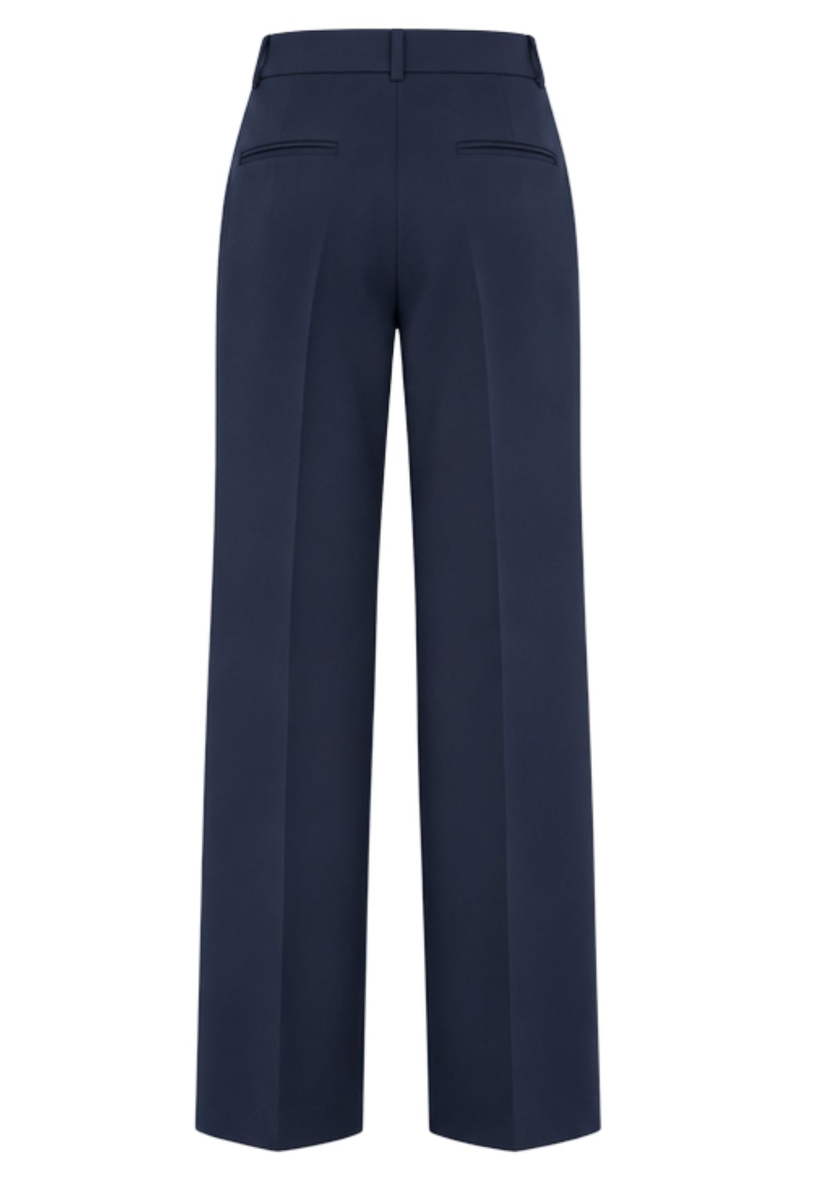 Fracomina - Pantalone Regular in Tessuto Stretch Dark Blue 