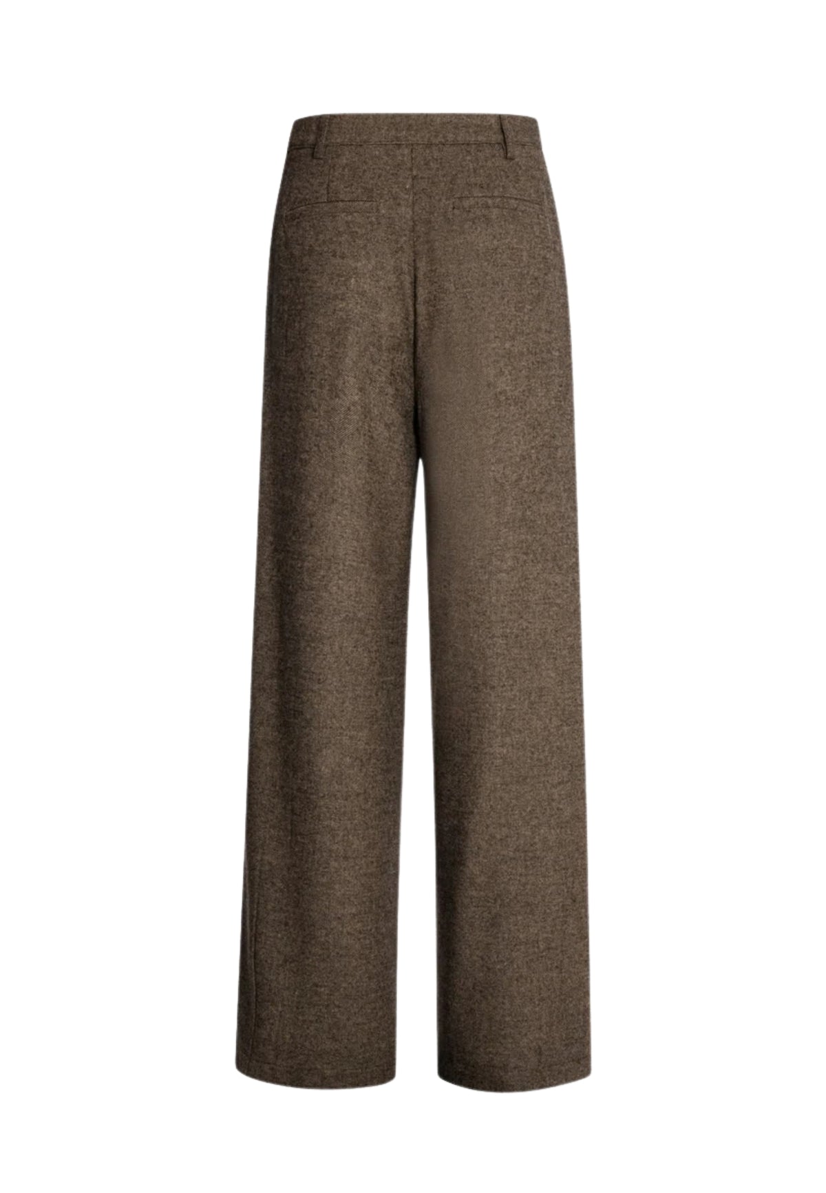 Fracomina Pantalone Wide a Palazzo in Tweed 