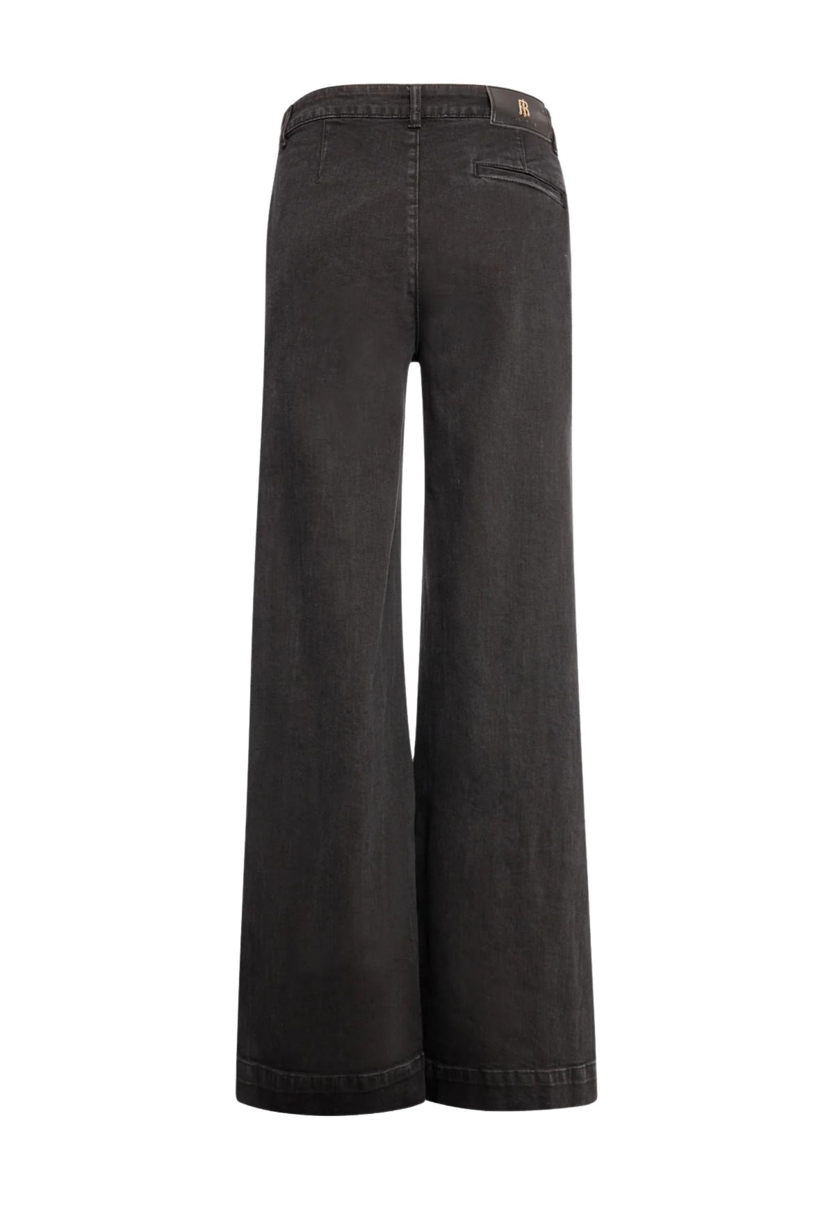 FRACOMINA - Jeans Wide a Palazzo in Denim Black 