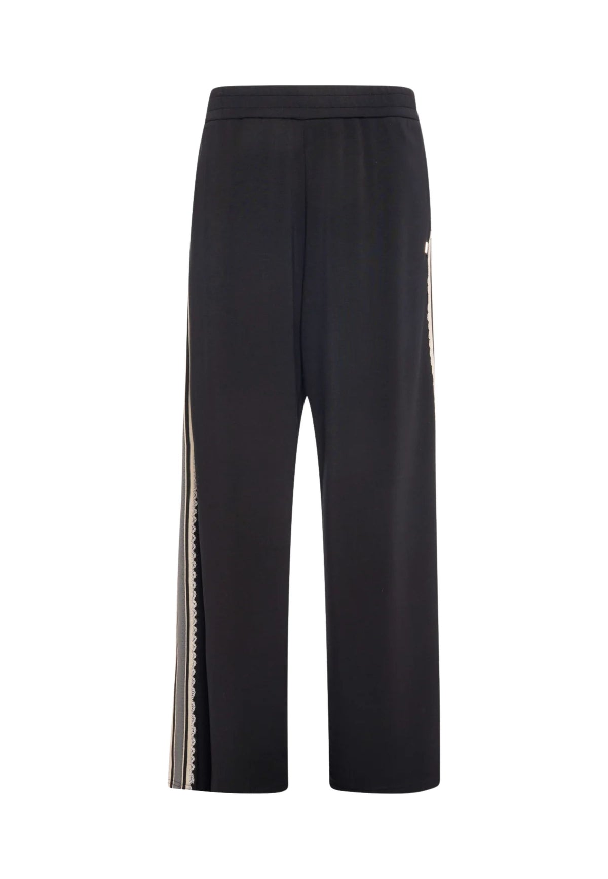 FRACOMINA - Pantalone Regular in Felpa con Bande Laterali 
