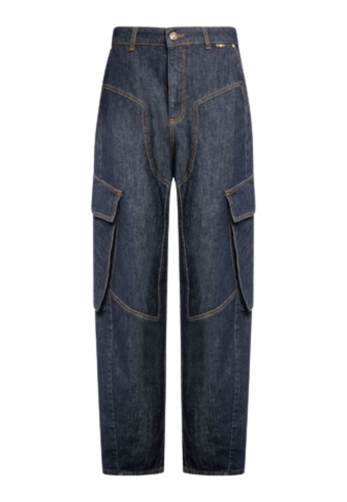 Fracomina - Jeans Cargo Donna in Denim 