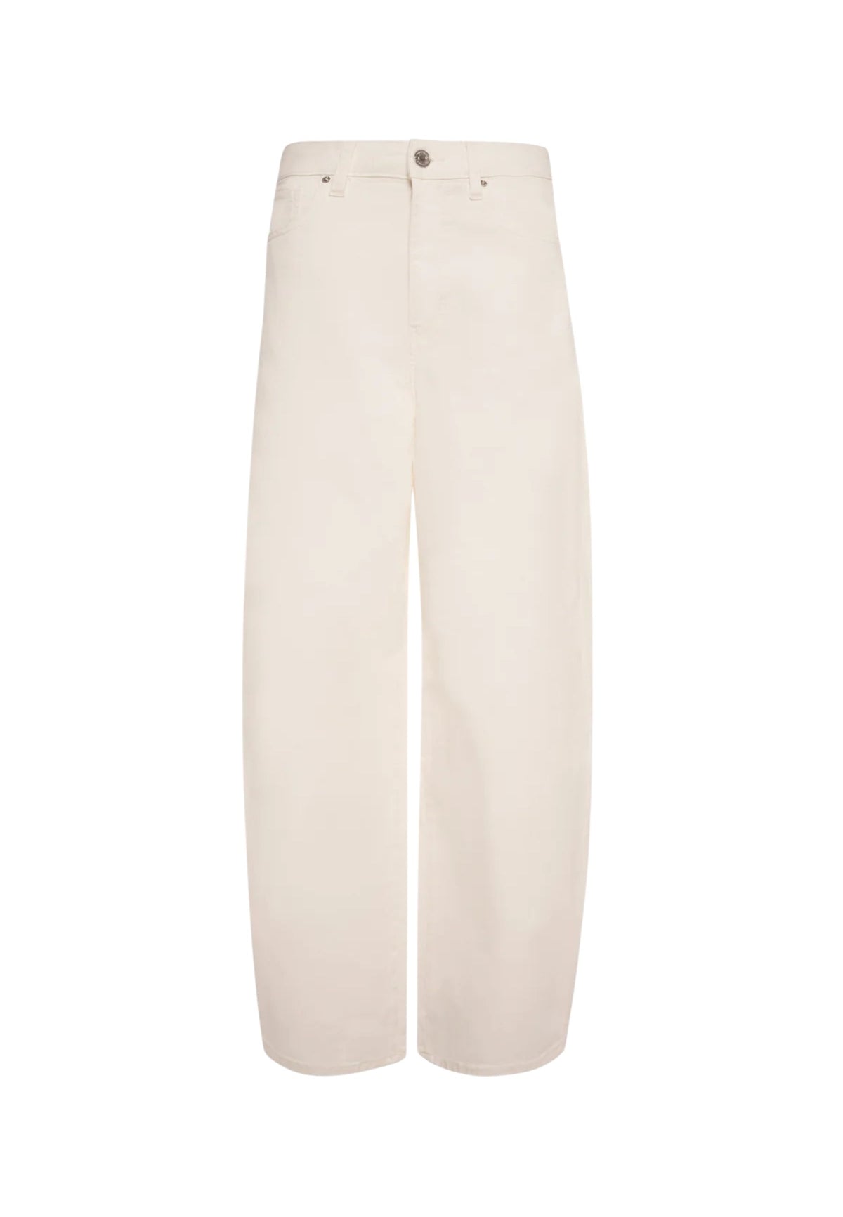 FRACOMINA - Pantalone Carrot Balloon in Cotone Stretch 