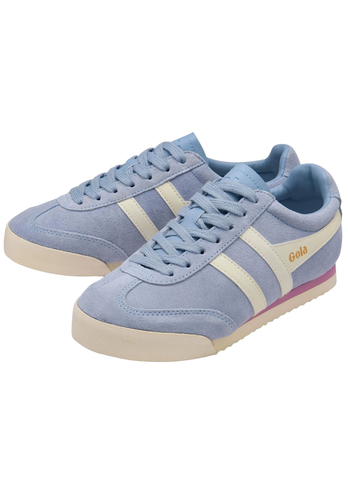 Sneakers donna Gola Classics Apollo azzurro e panna 