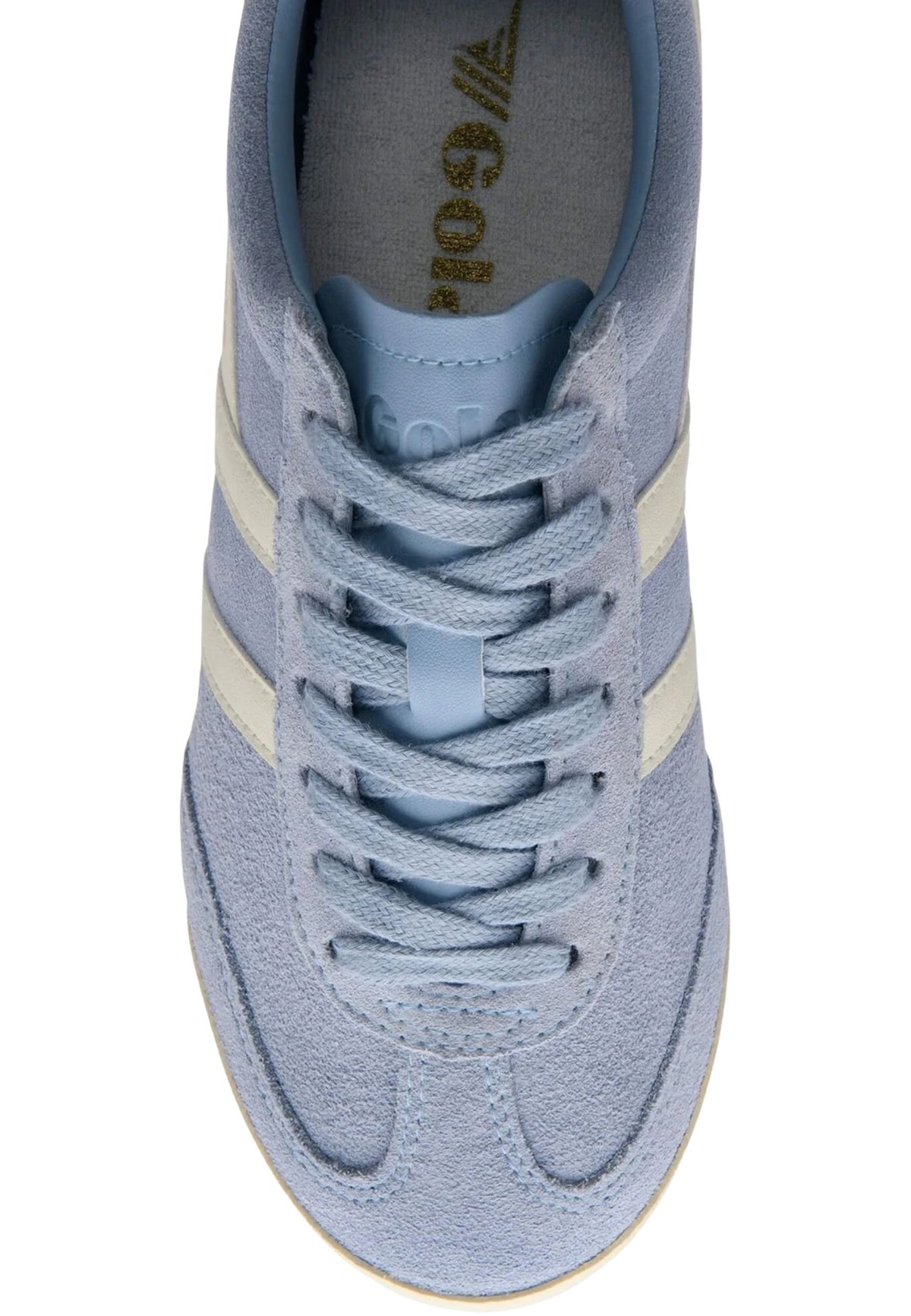 Sneakers donna Gola Classics Apollo azzurro e panna 