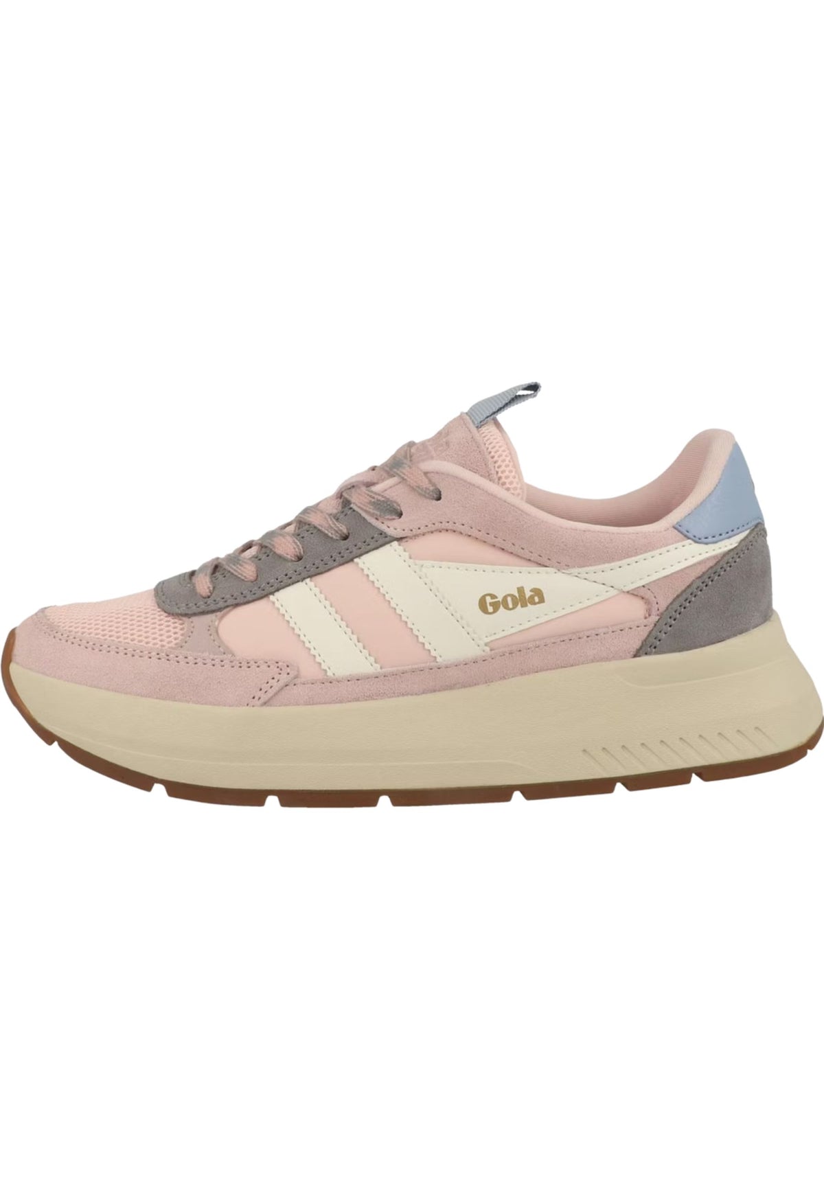 Sneakers donna Gola Phoenix rosa e grigio 
