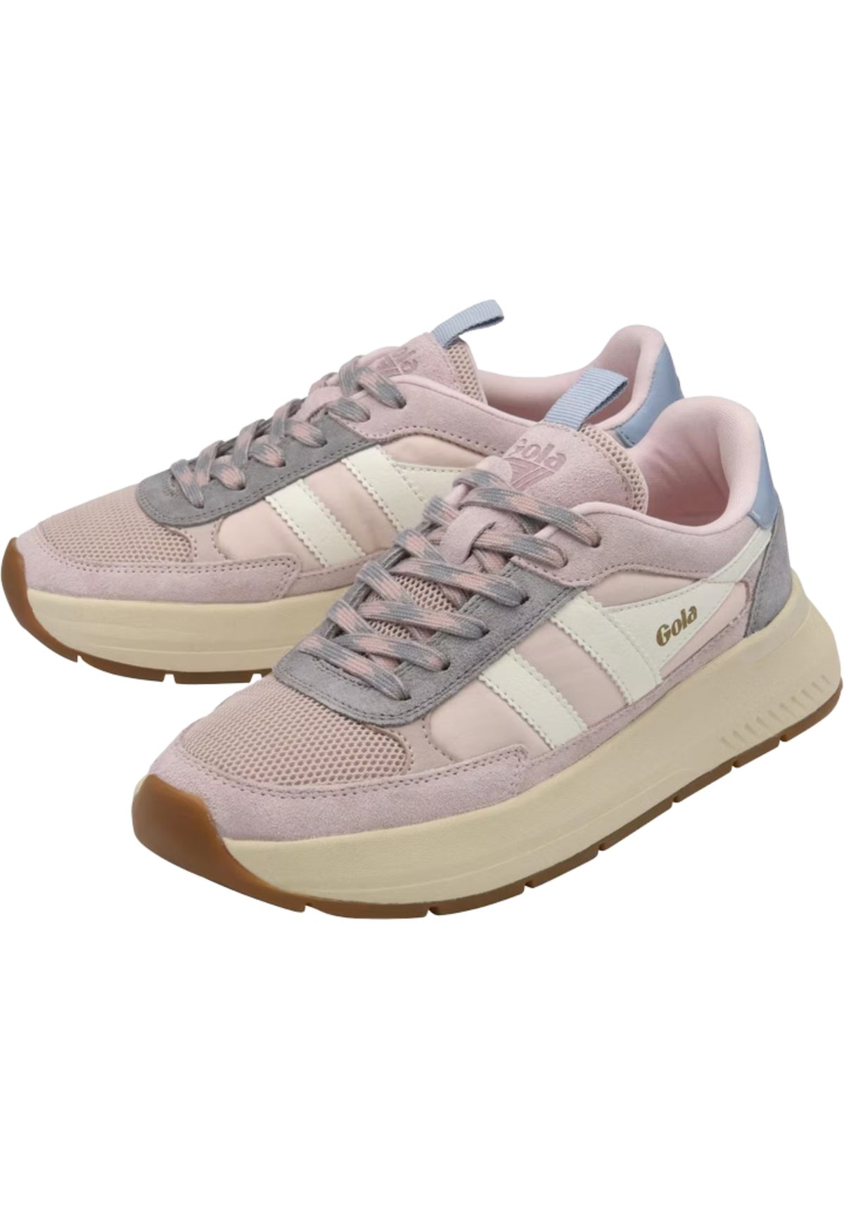Sneakers donna Gola Phoenix rosa e grigio 