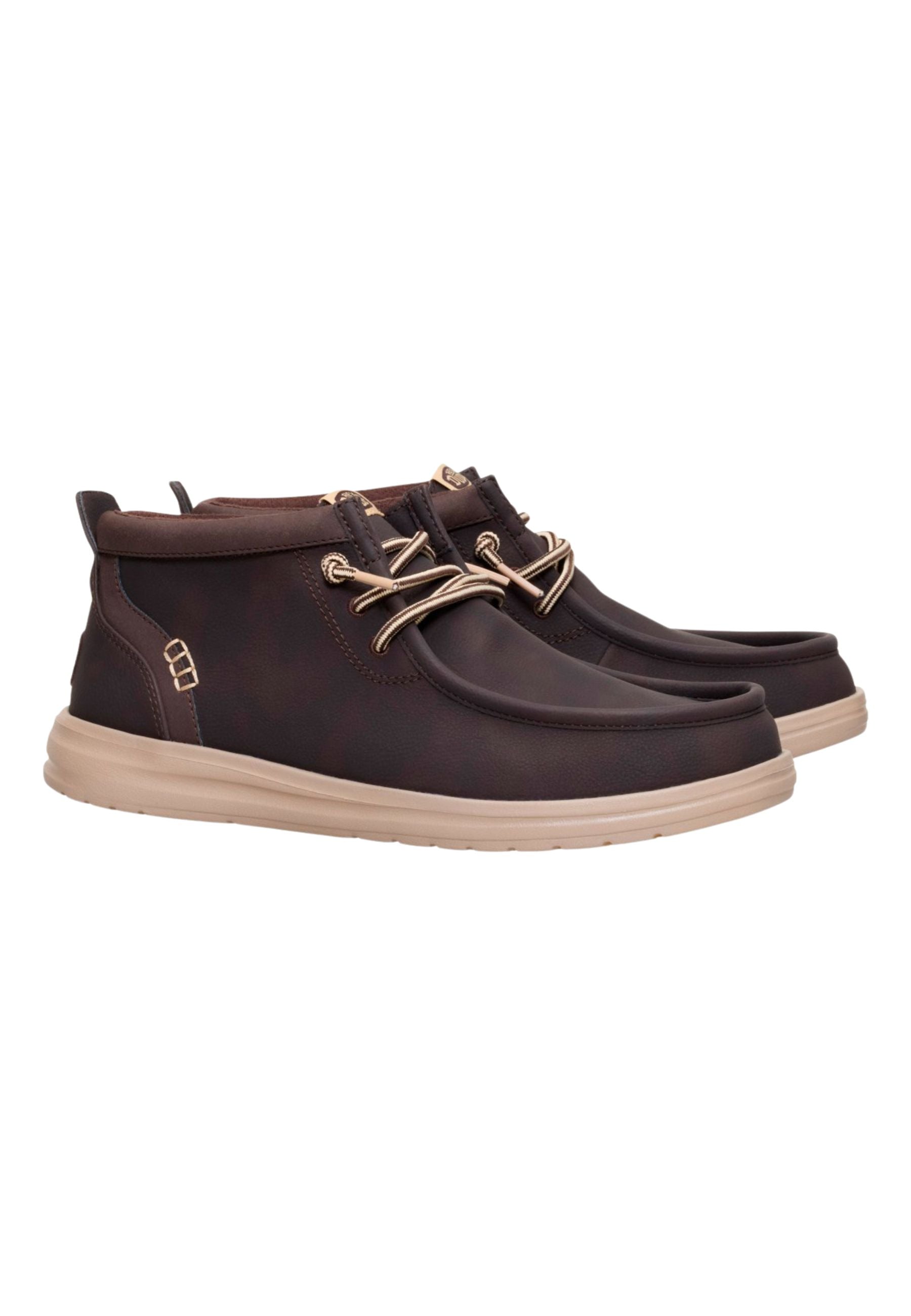 HEYDUDE Wally Mid GripR Classic - Polacchino Uomo Marrone 