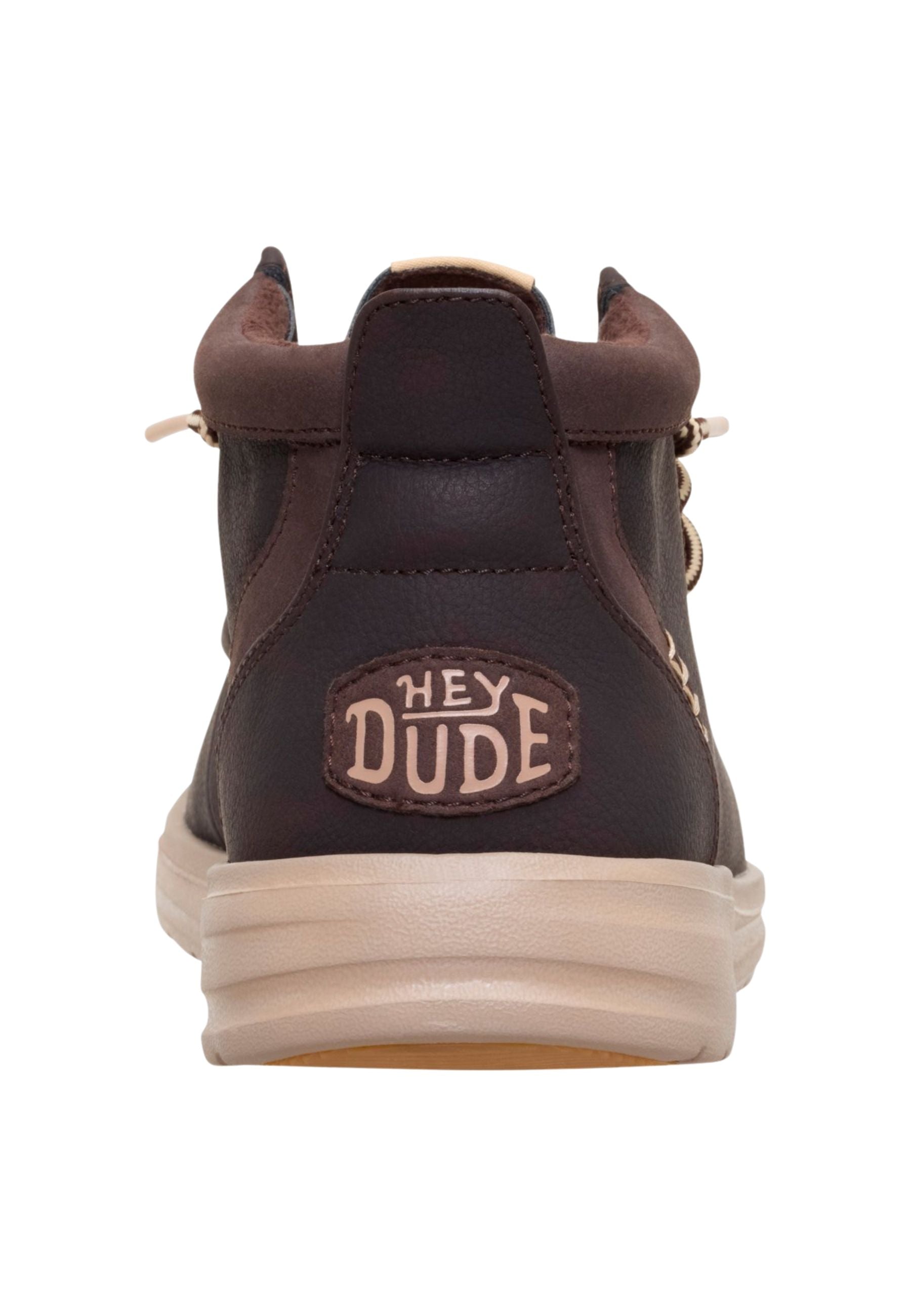 HEYDUDE Wally Mid GripR Classic - Polacchino Uomo Marrone 