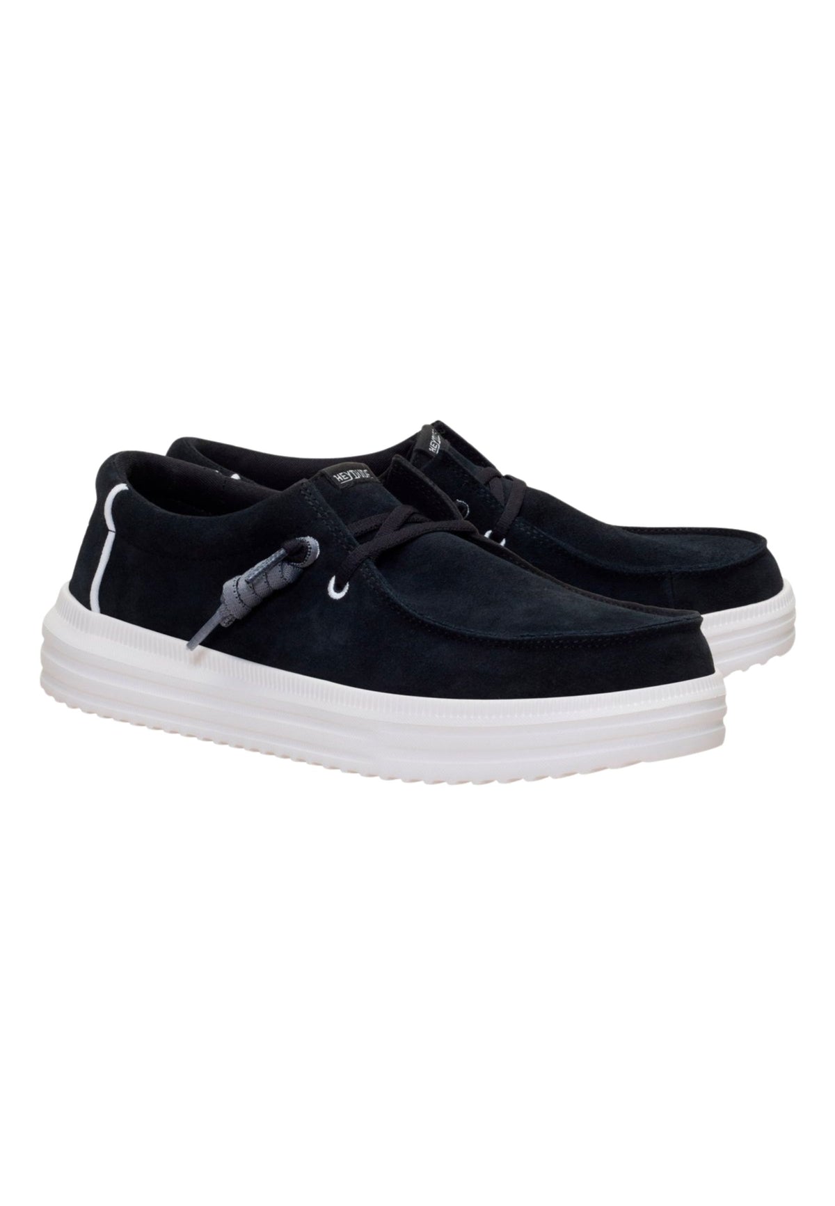 HEYDUDE REV Suede - Scarpe Uomo Black/Micro Chip 