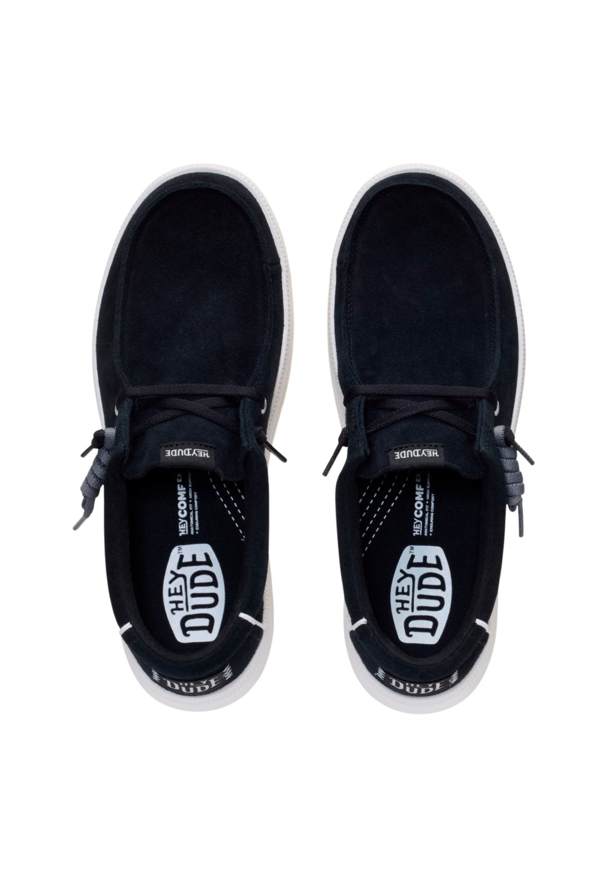 HEYDUDE REV Suede - Scarpe Uomo Black/Micro Chip 
