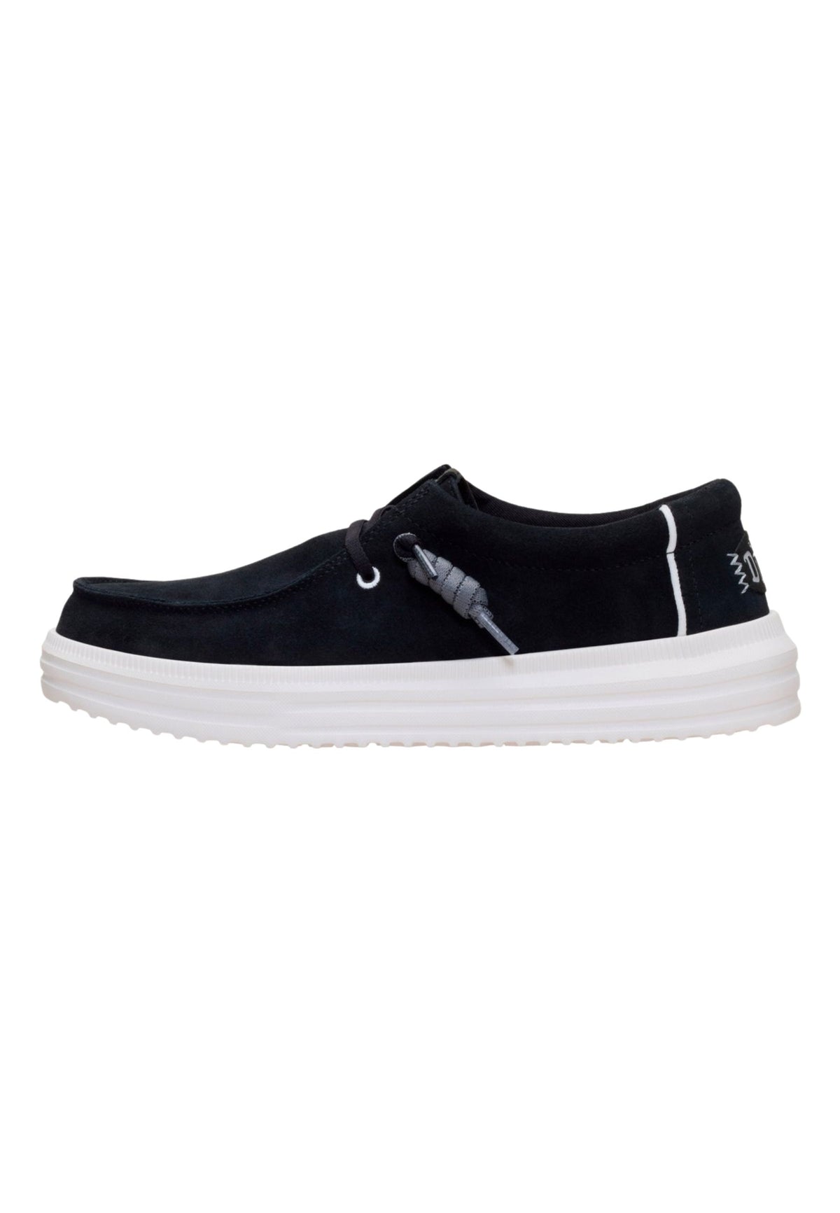 HEYDUDE REV Suede - Scarpe Uomo Black/Micro Chip 