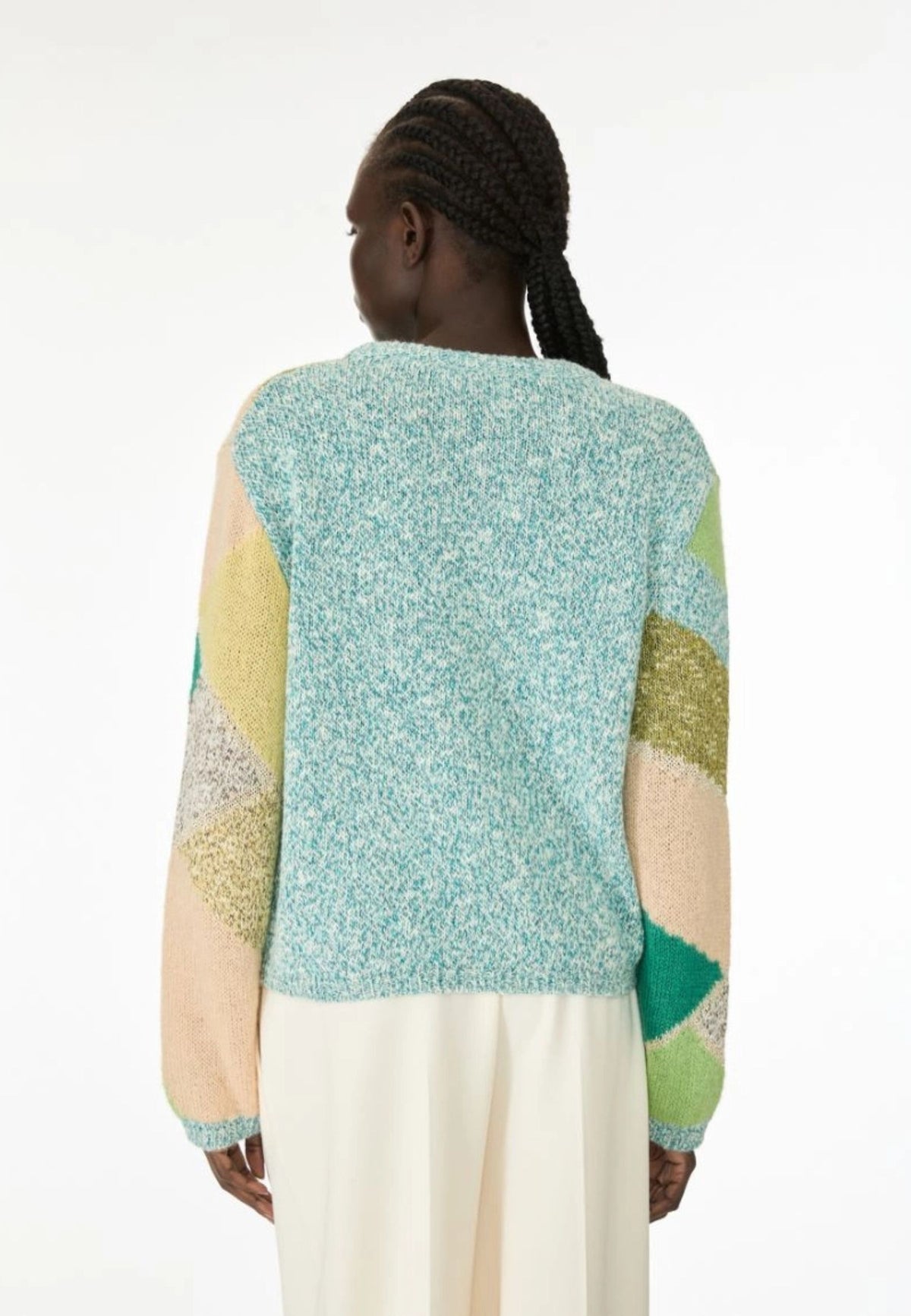 iBlues - Maglia Lurex in misto mohair Verde Smeraldo 