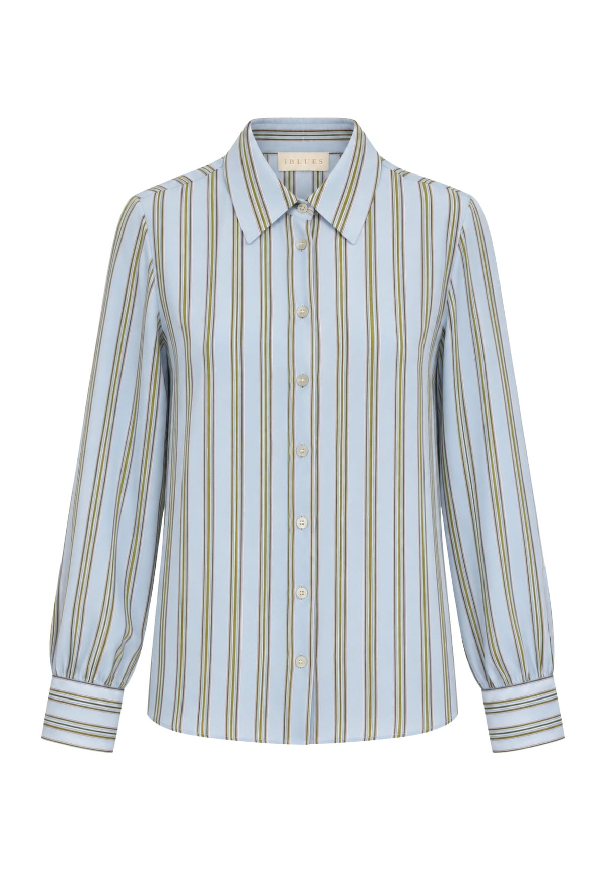 iBlues - Camicia in crêpe de Chine di seta stampata 