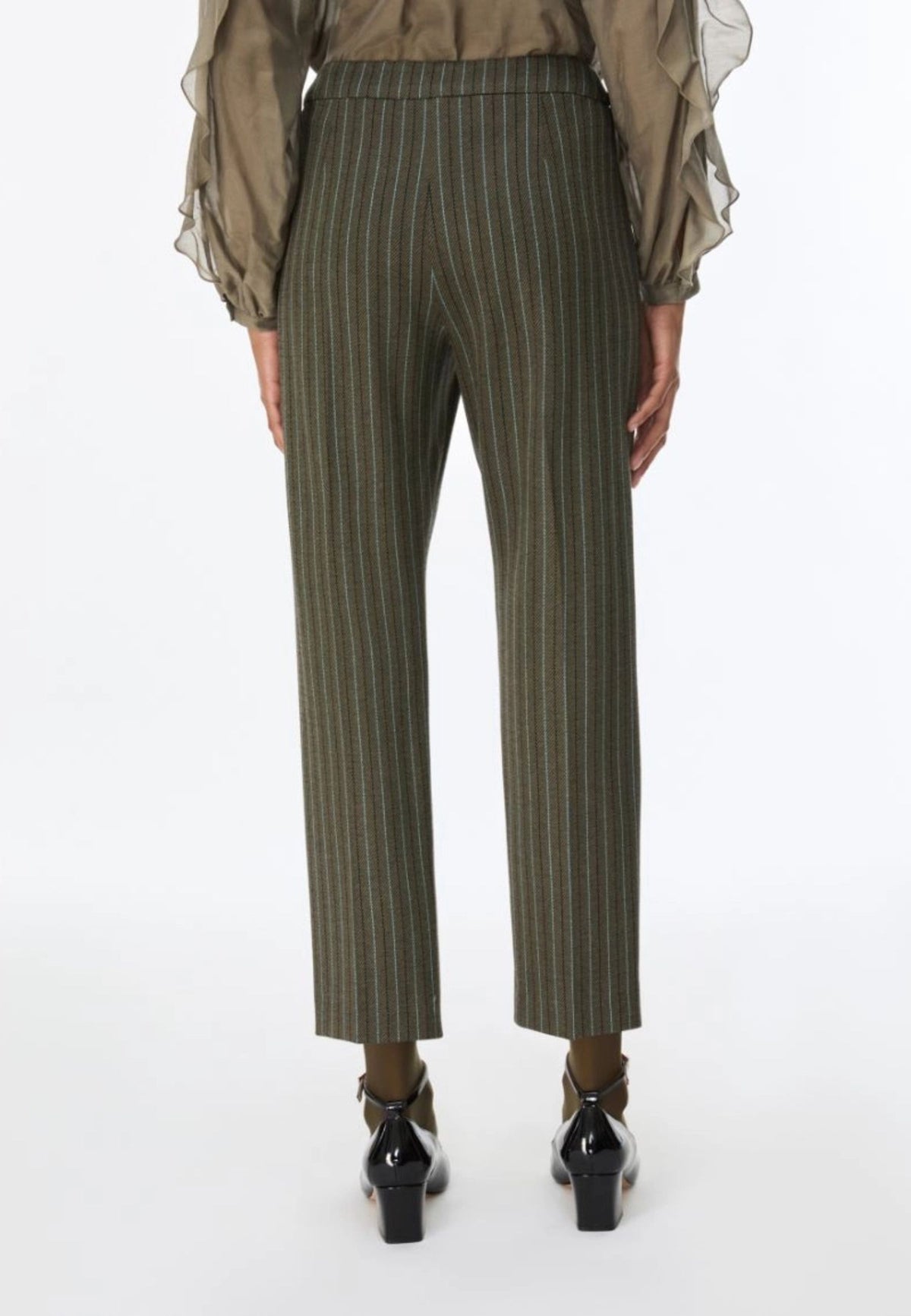iBlues - Pantaloni Semiad erenti Jacquard Kaki 