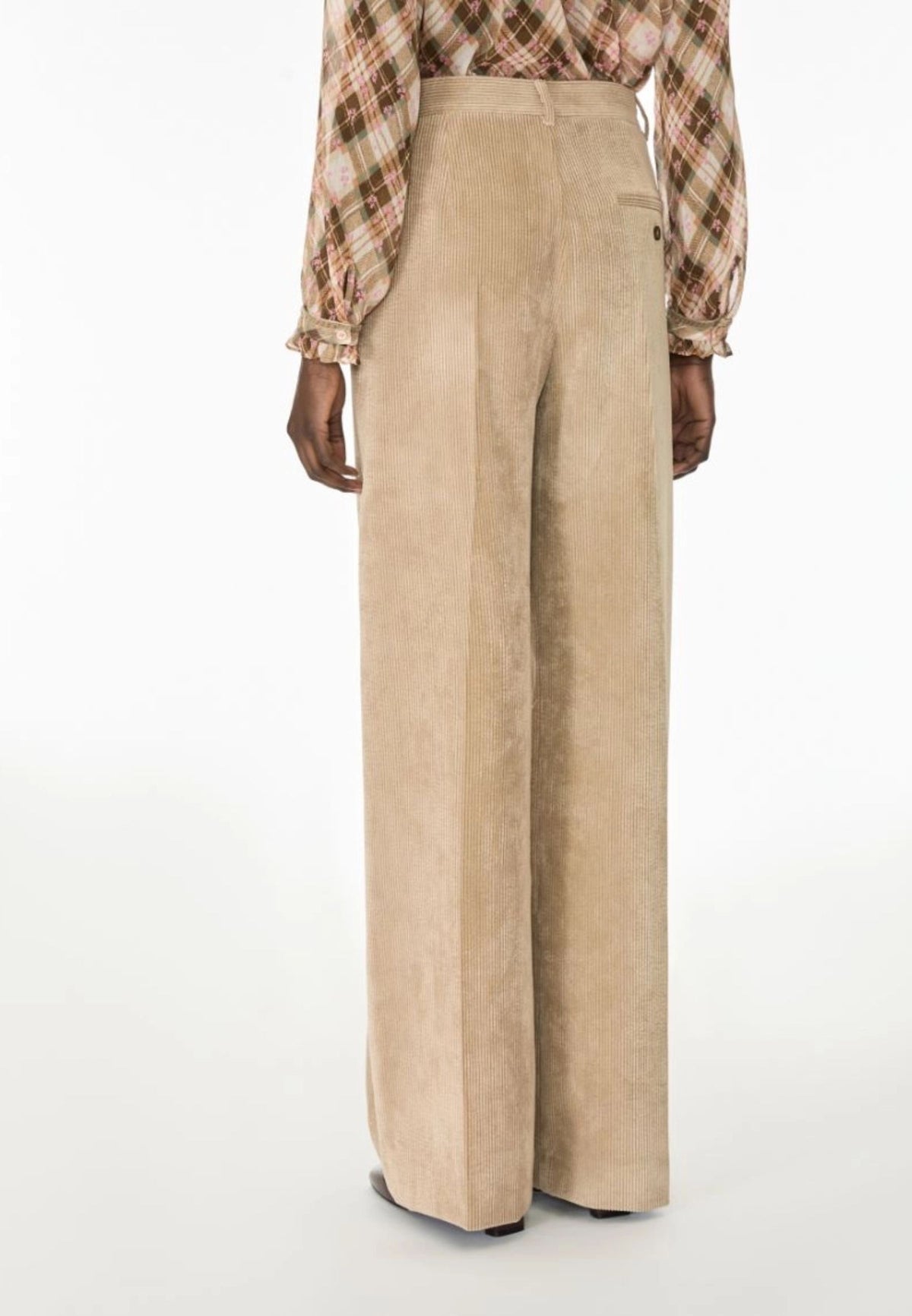 iBlues - Pantaloni in Velluto a Coste Kaki 