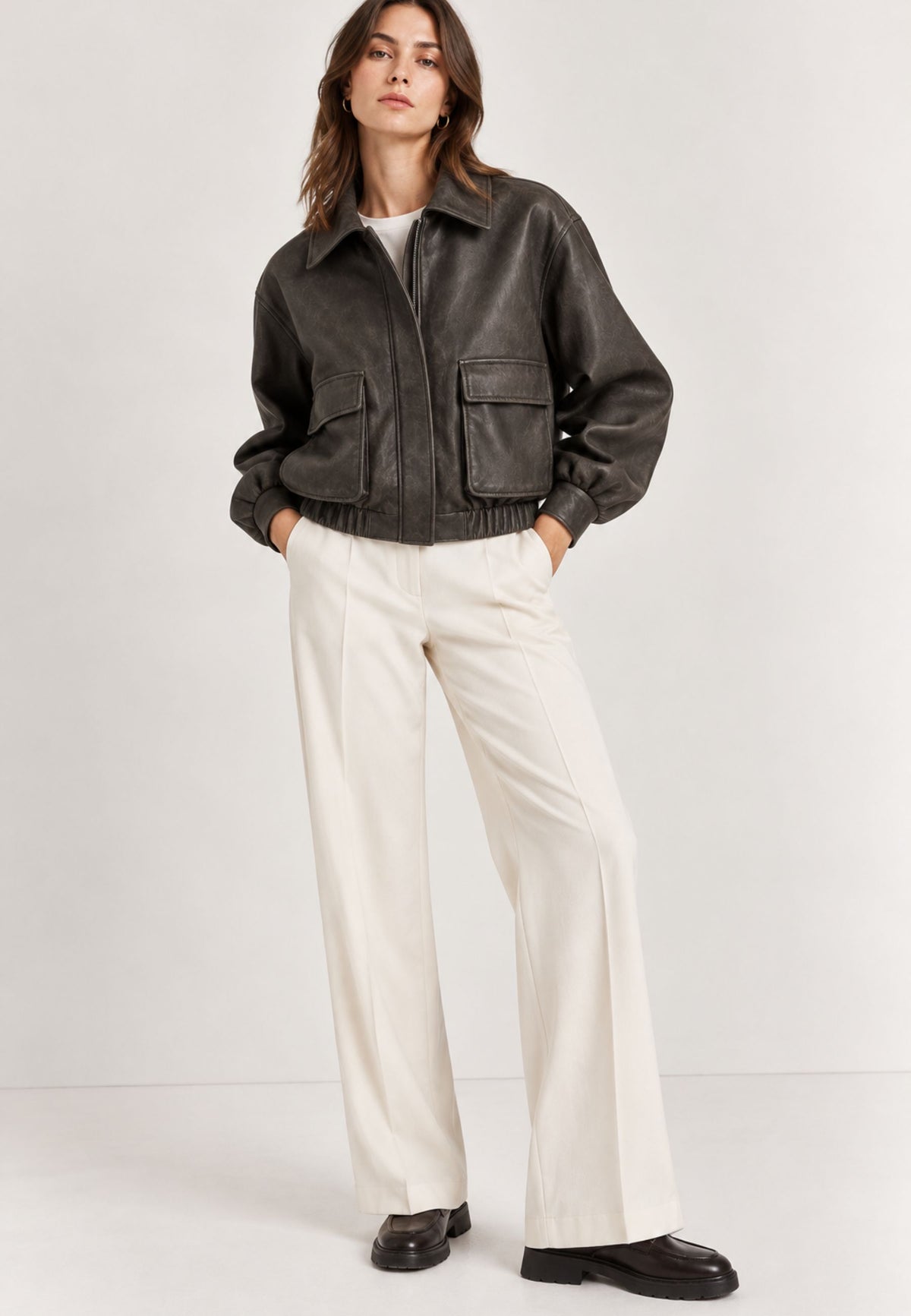 iBlues - Giacca bomber in pelle 