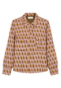 iBlues - Camicia reversibile in twill di viscosa stampato