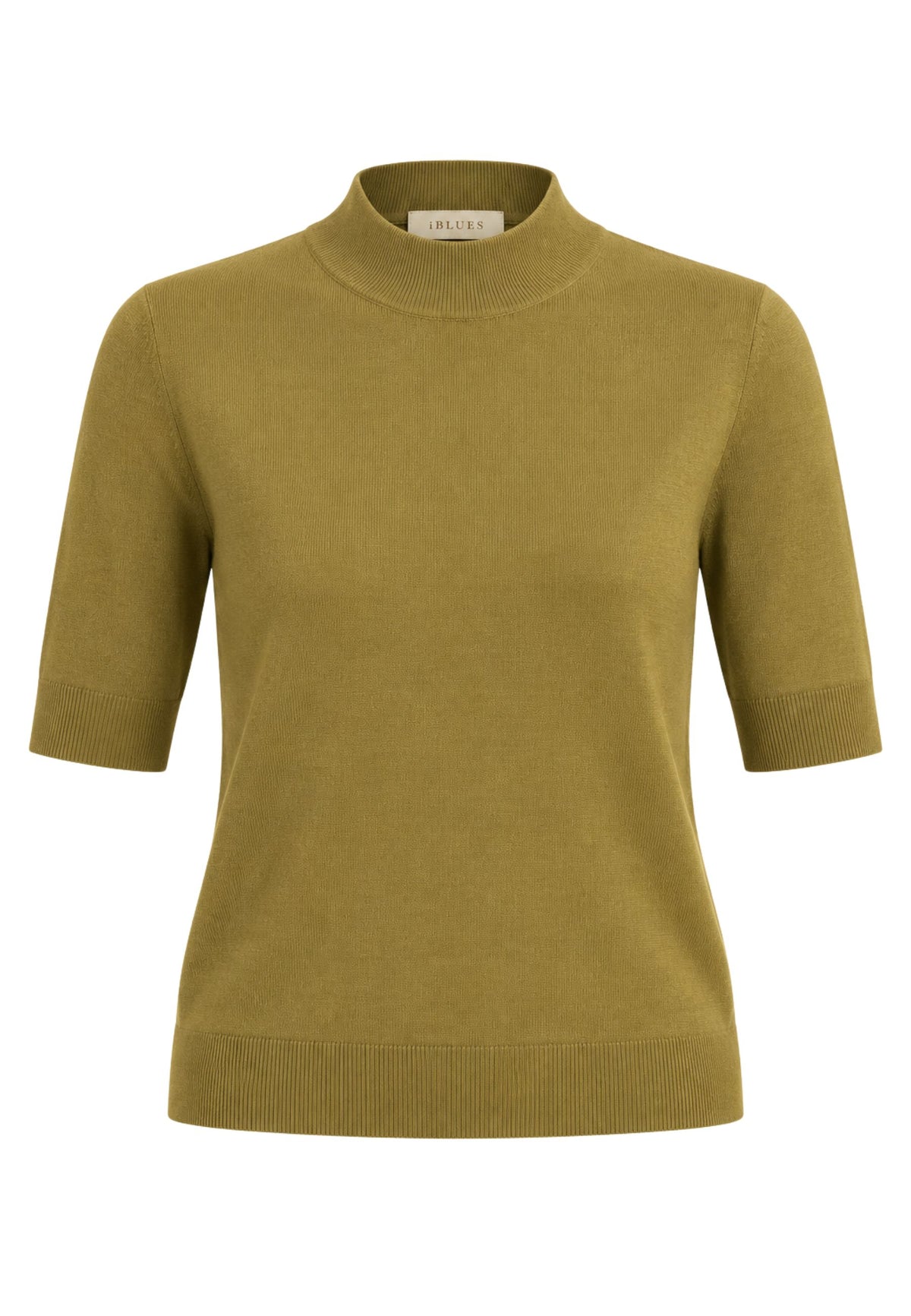 iBlues - Maglia a collo alto in misto viscosa stretch 