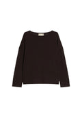 iBlues - Weicher Pullover aus reiner Extrafine-Wolle in Dunkelbraun