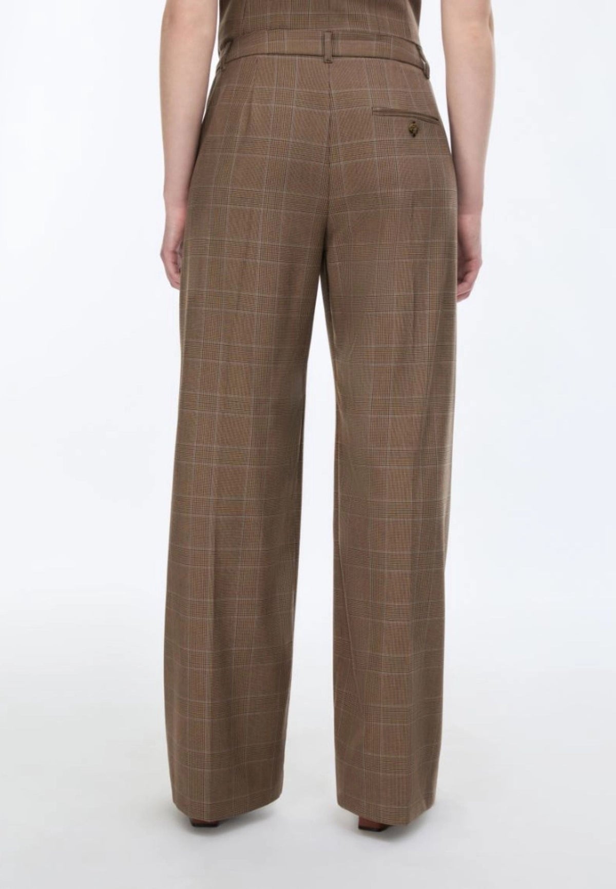 iBlues - Pantaloni Dritti Stretch Marrone 