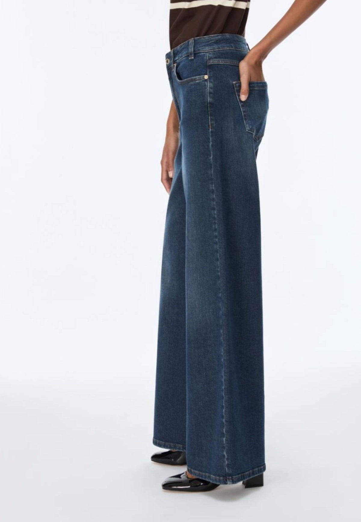 iBlues - Jeans Wide Leg Blue Jeans 