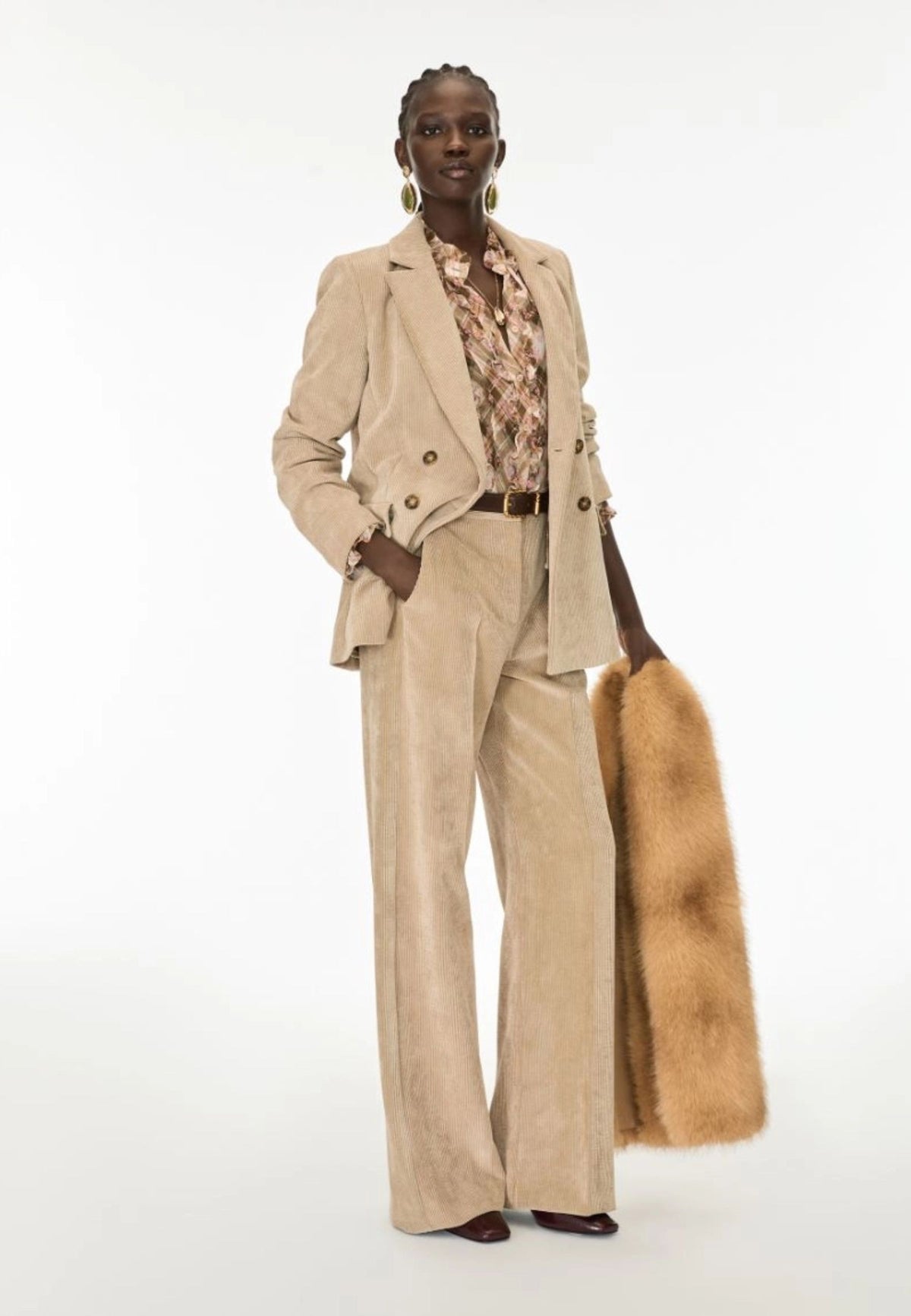 iBlues - Blazer in Velluto Kaki 