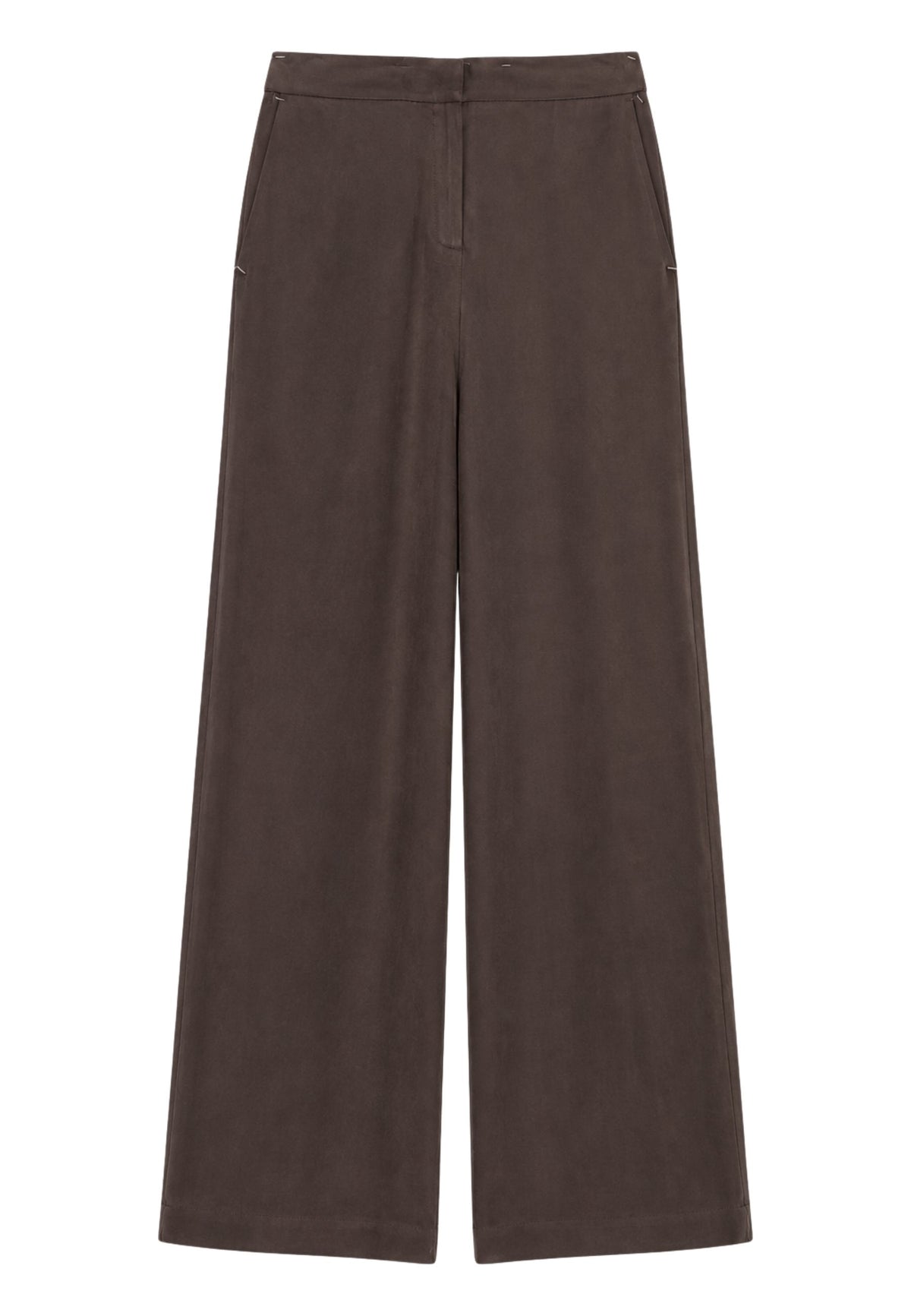 iBlues - Pantaloni Wide Leg in Viscosa e Lyocell 