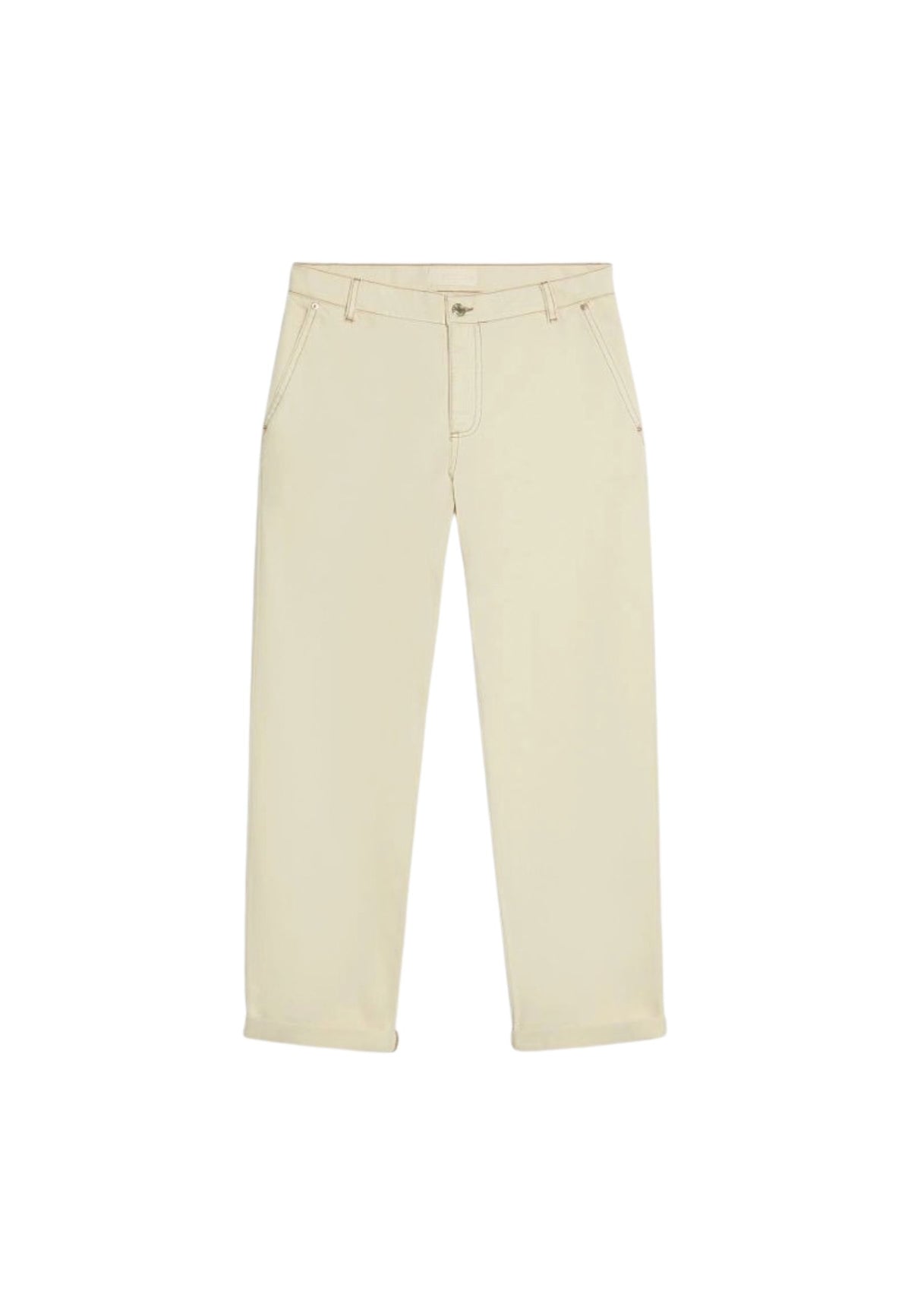 iBlues Pantaloni in Cotone con Risvolto 