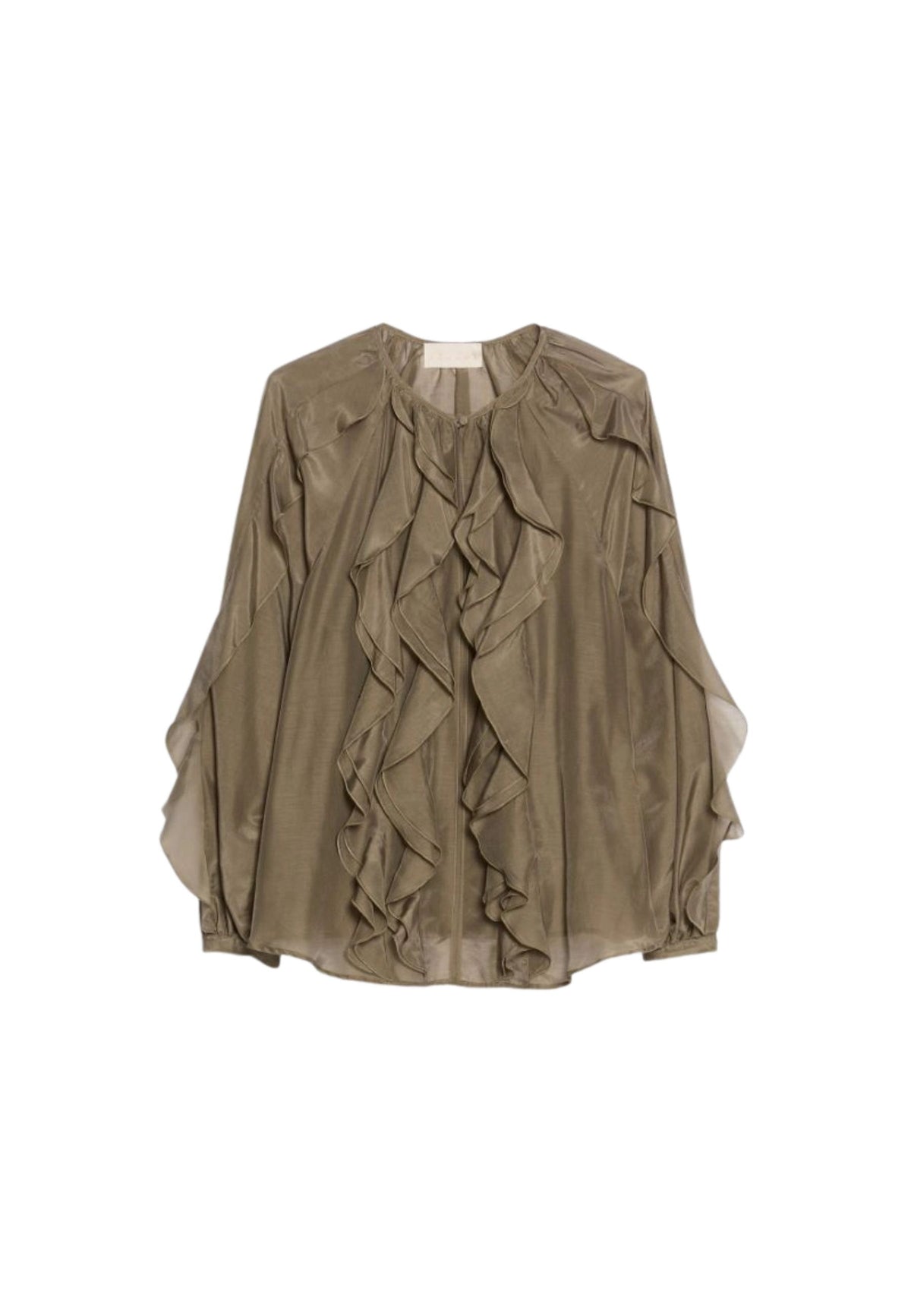 iBlues Blusa in Misto Seta con Rouches 