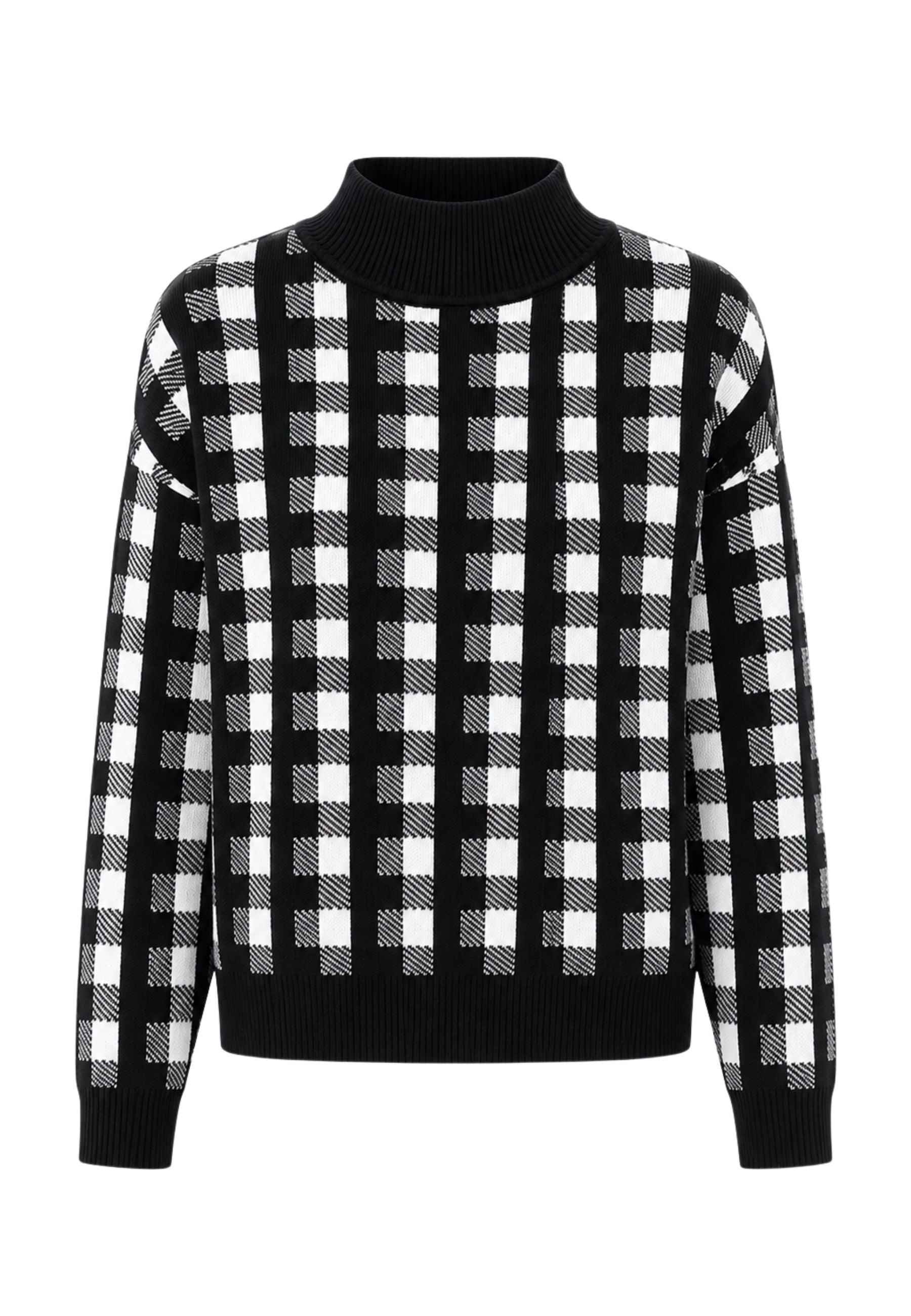 Influencer Maglia Dolcevita Check 