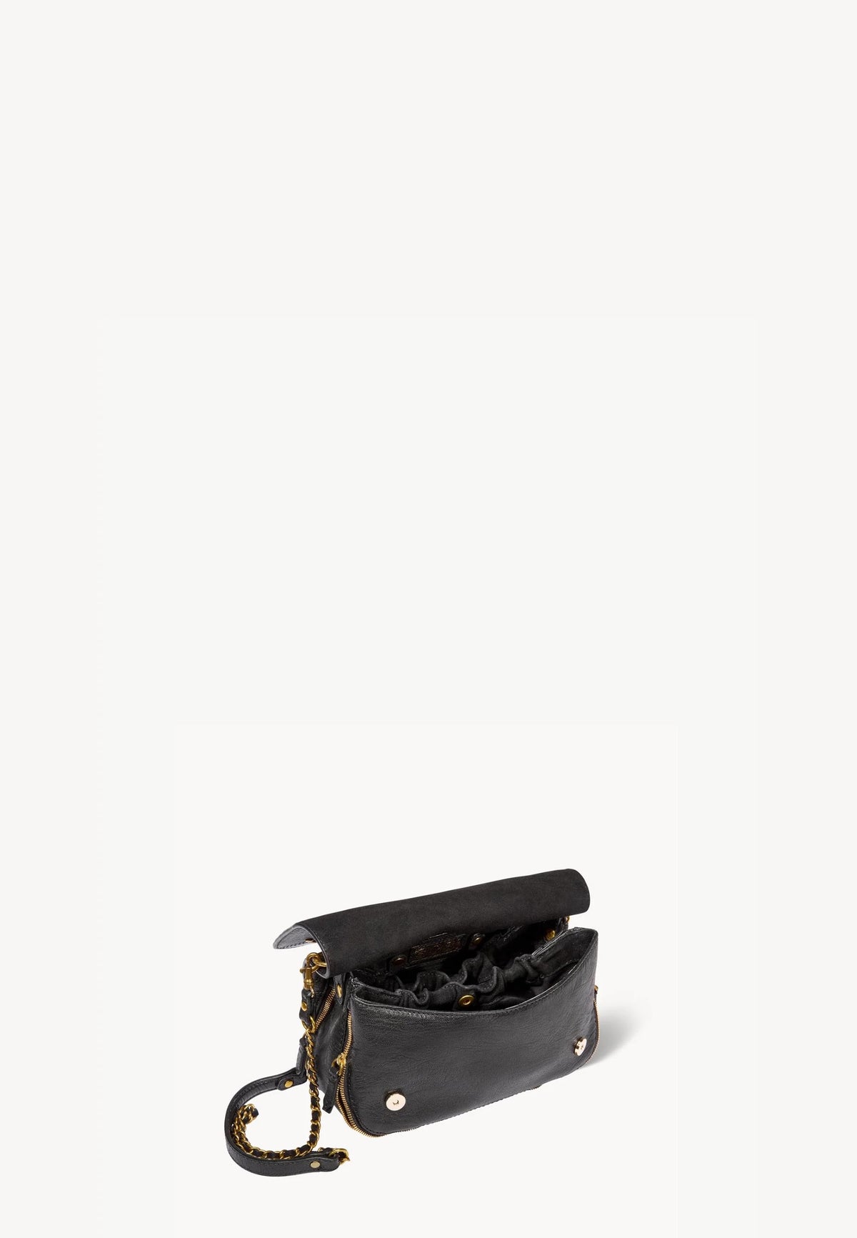 Jérôme Dreyfuss - Borsa Bobi in pelle di capra nera 
