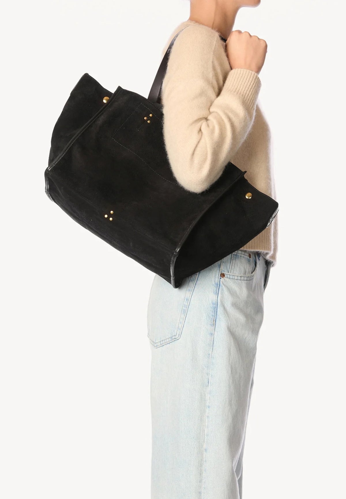 Jérôme Dreyfuss - Borsa tote Léon in pelle scamosciata 
