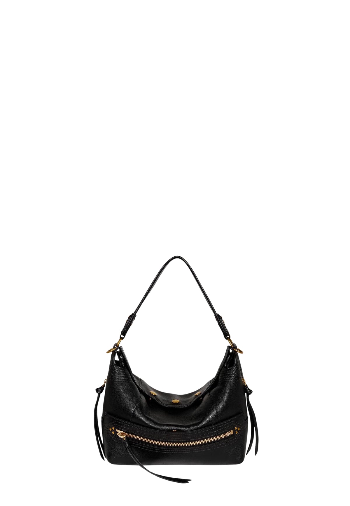 Jérôme Dreyfuss - Borsa Lucky Hobo in pelle con dettagli oro 