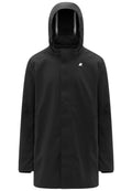 K-Way Duke Bonded - Giacca Lunga Impermeabile Nera