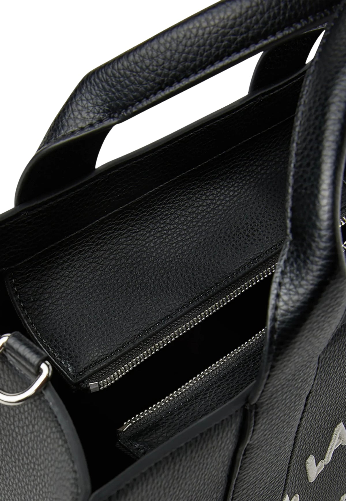 Karl Lagerfeld - Borsa Tote Media Rue St-Guillaume in Similpelle Nera 
