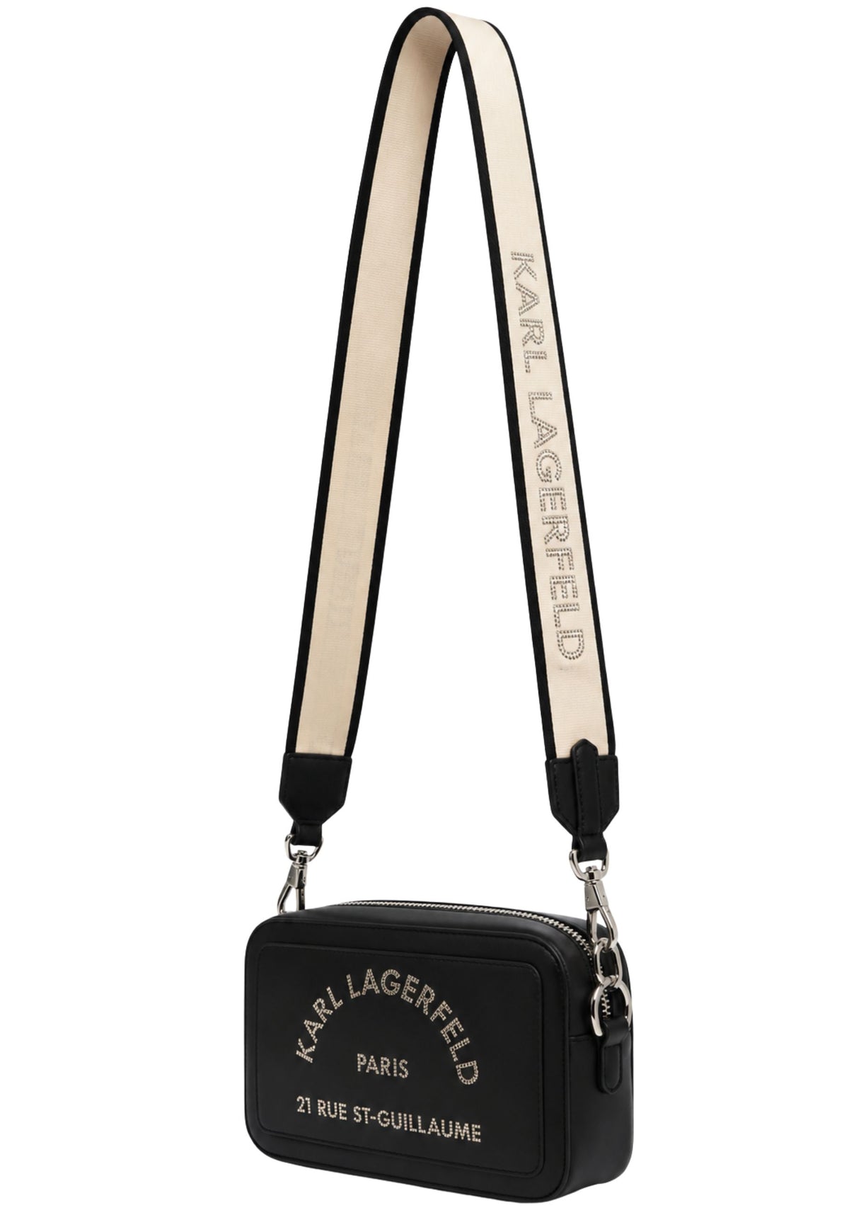 Karl Lagerfeld Borsa a Tracolla Nera con Logo 