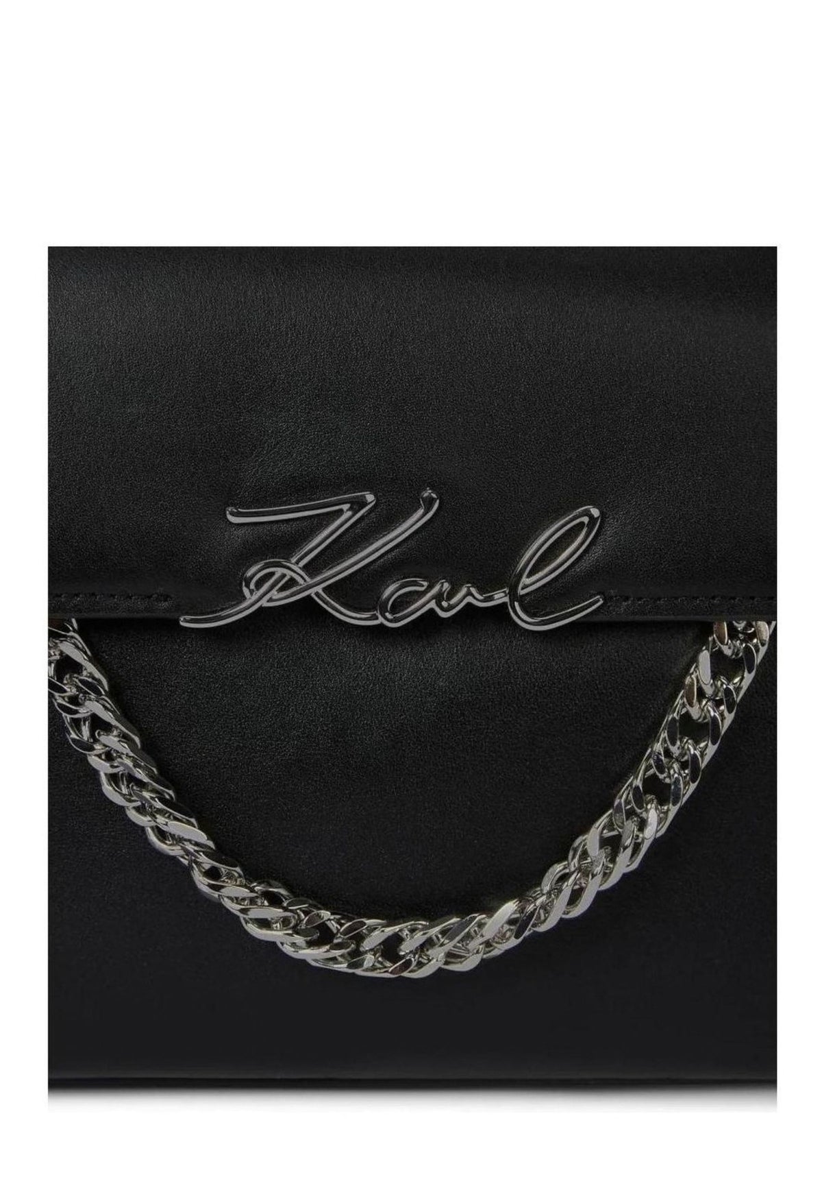 KARL LAGERFELD K/Signature Small - Borsa a mano nera 