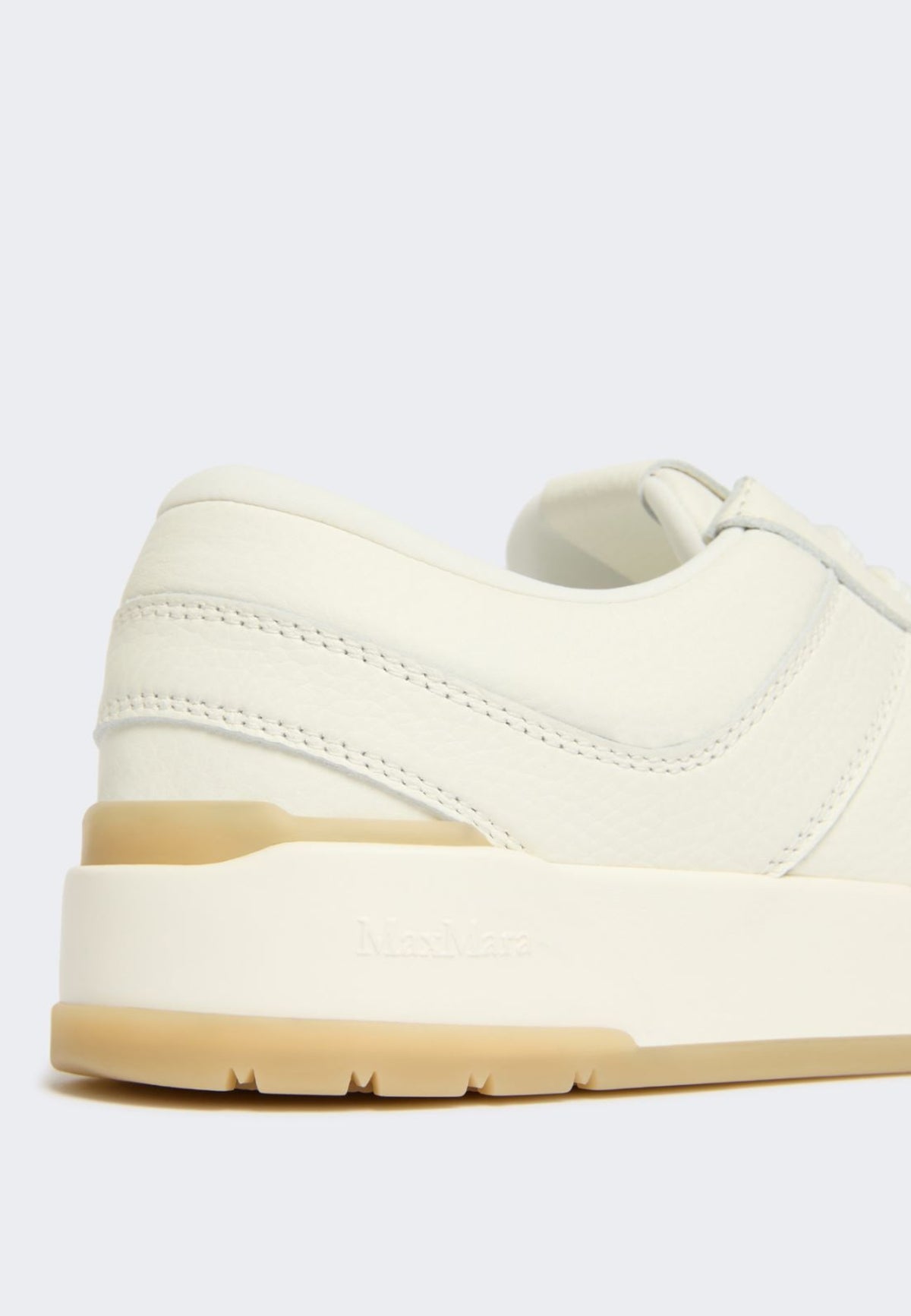 Sneakers Max Mara MXABLOCCO in Pelle Bianca 