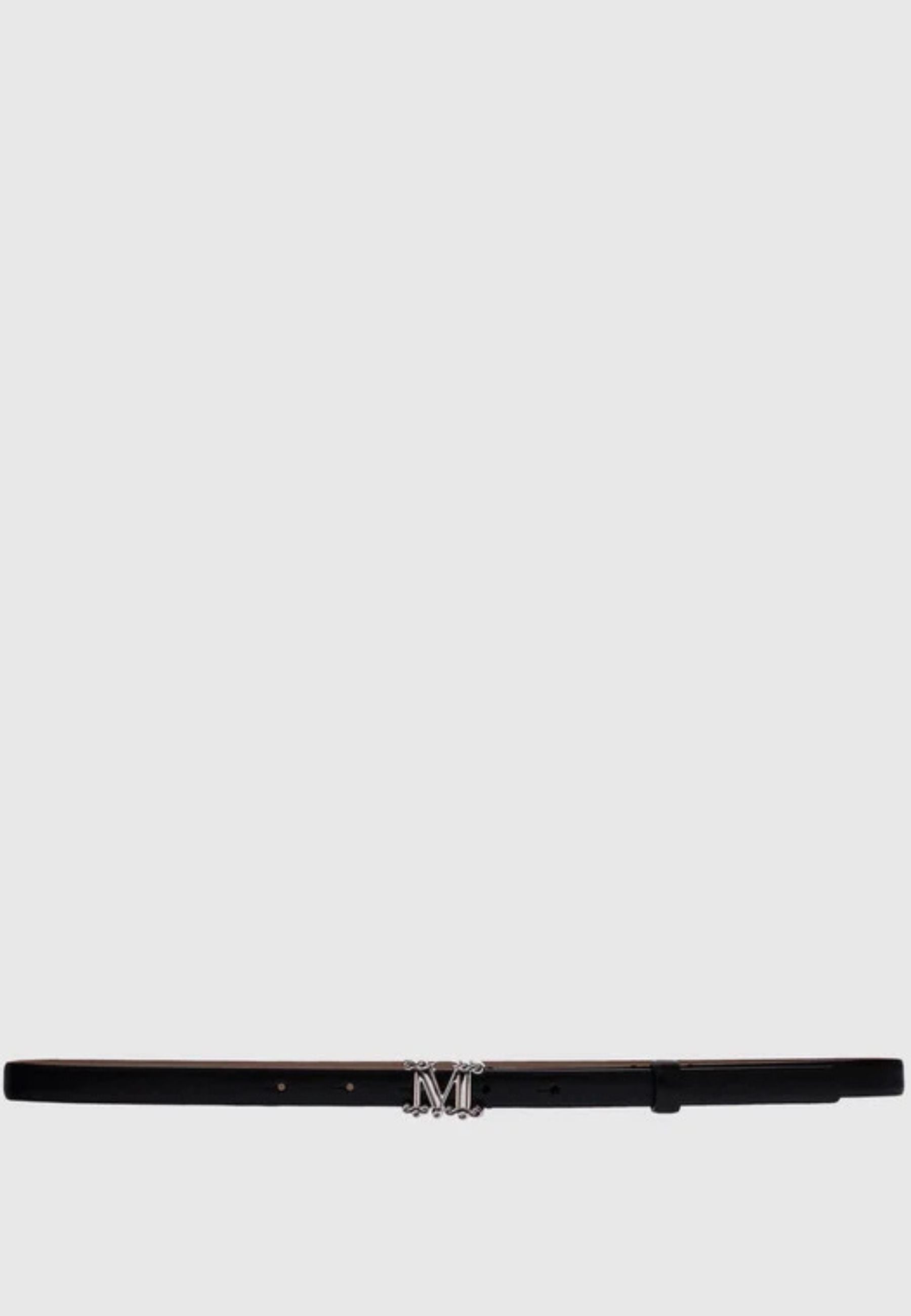 Max Mara Newmgraziata - Cintura in Pelle con Monogramma 