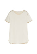 Max Mara Leisure - T-shirt in raso di seta stretch