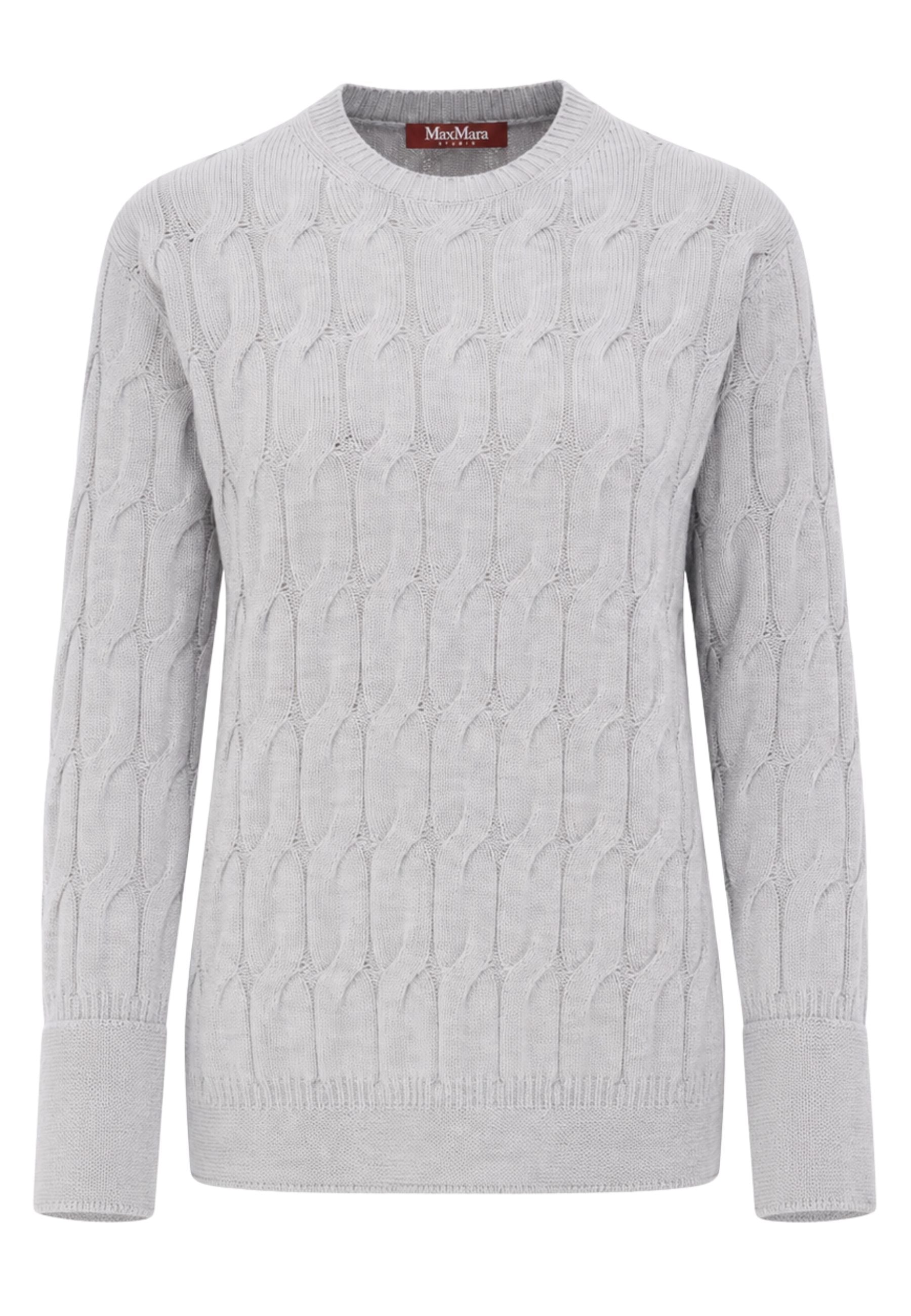 Max Mara Studio Quid - Maglia Girocollo in Pura Lana Vergine 