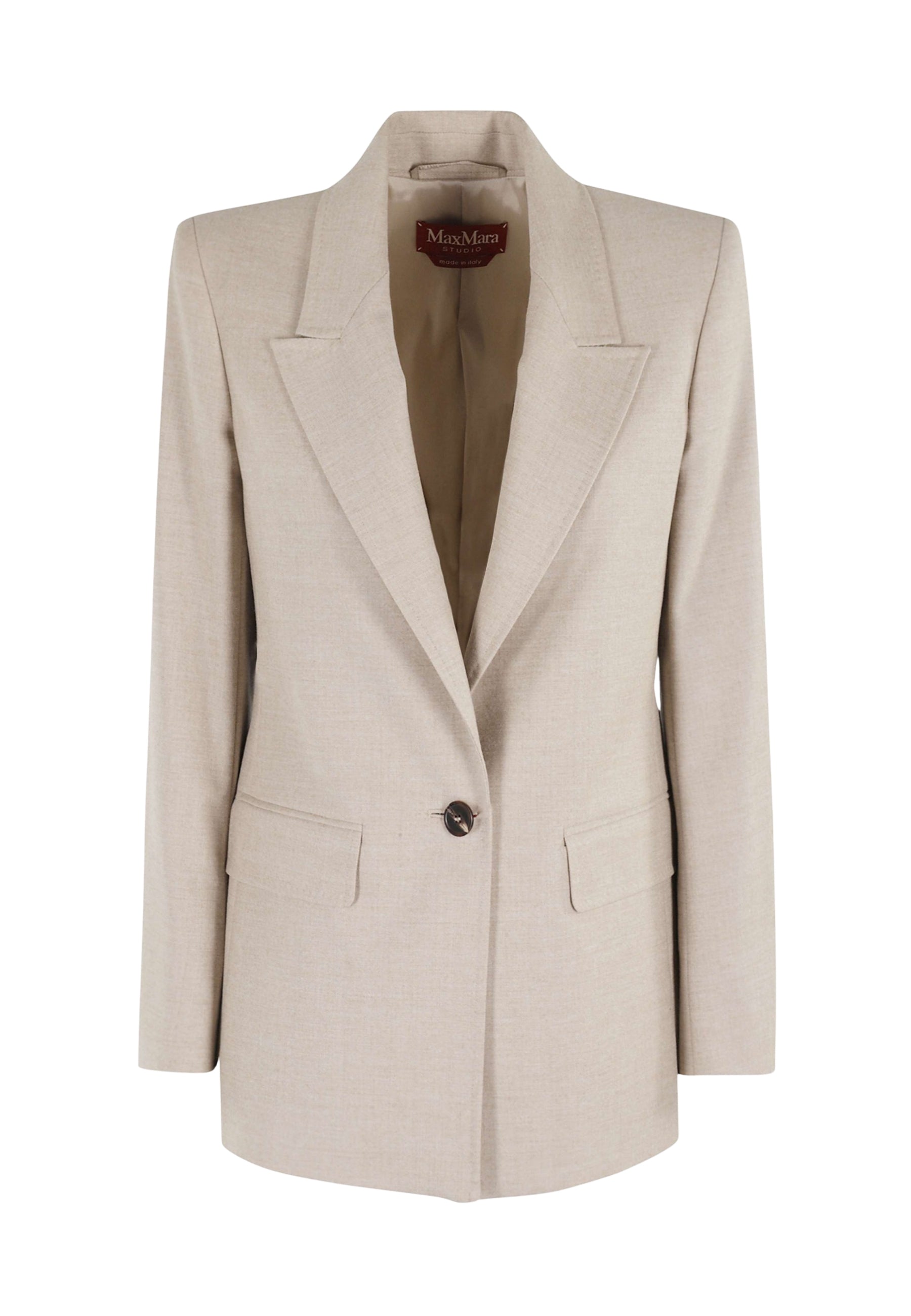 Blazer regular fit in flanella 