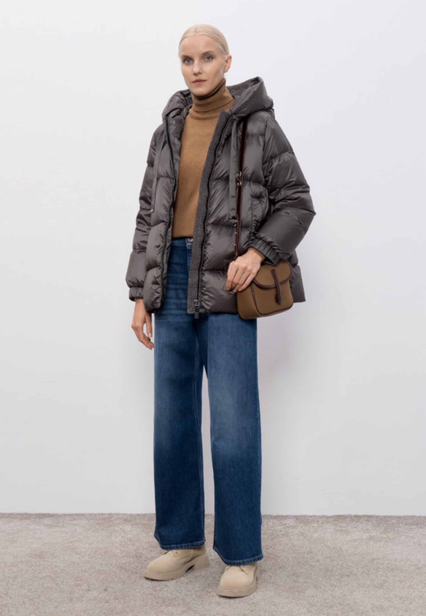 Max Mara Studio EDUCATA - Maglia a Collo Alto in Lana e Cashmere 