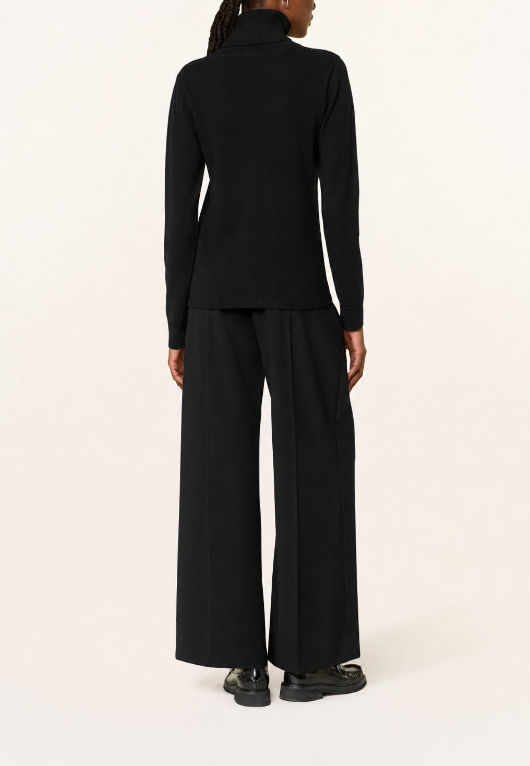 Max Mara Studio EDUCATA - Maglia a Collo Alto in Lana e Cashmere 