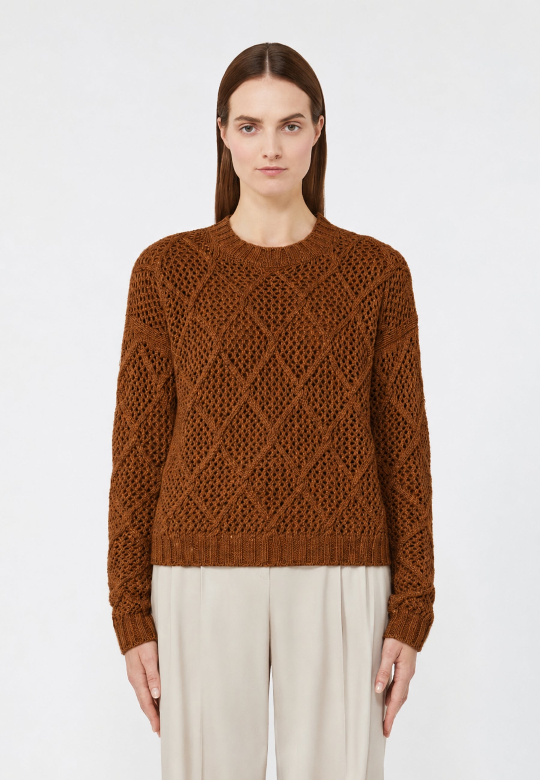 Max Mara Studio Ellade - Maglia in Lana e Cashmere con Paillettes 