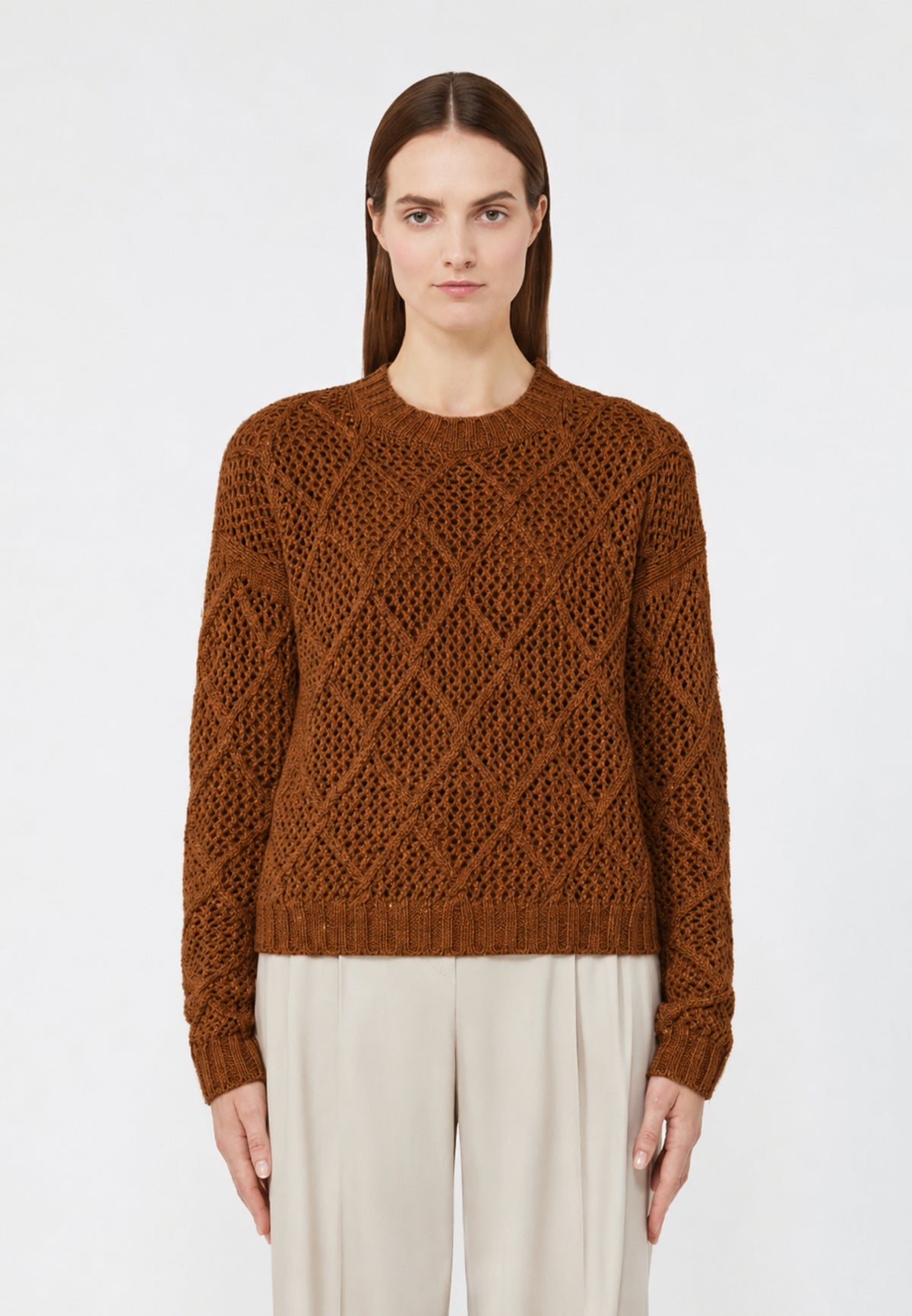 Max Mara Studio Ellade - Maglia in Lana e Cashmere con Paillettes 