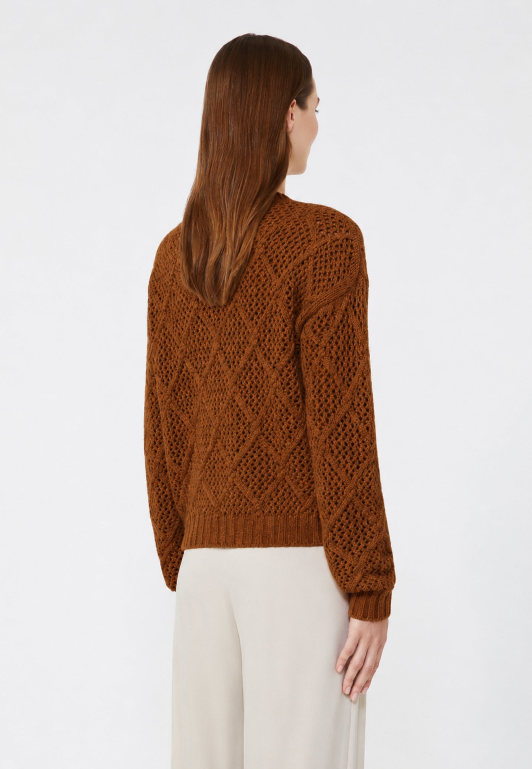 Max Mara Studio Ellade - Maglia in Lana e Cashmere con Paillettes 