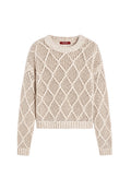 Max Mara Studio Ellade - Maglia in Lana e Cashmere con Paillettes